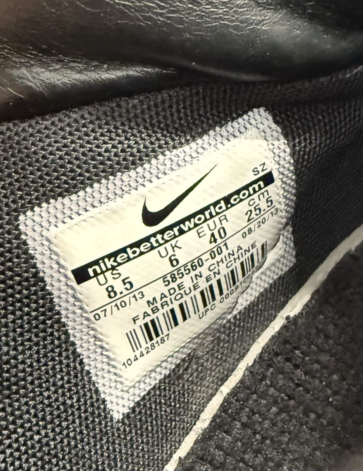 Nike Nike Dunk Sky Hi Black Purple Tribal Hidden Wedge Sneakers Size US 8.5 / IT 38.5 - 12 Thumbnail