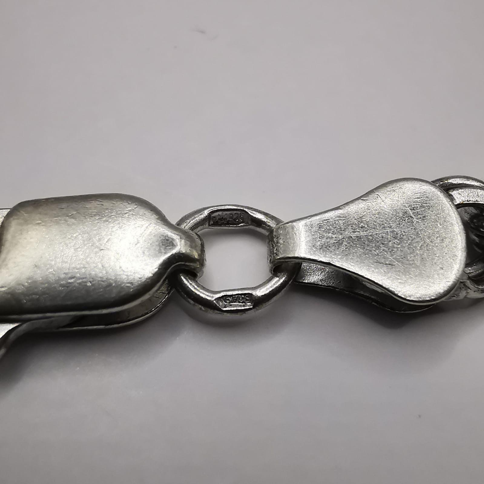 Sterling Silver Vintage Bracelet Jewelry,925 Sterling Silver, Handmade 8,92g Size ONE SIZE - 6 Thumbnail