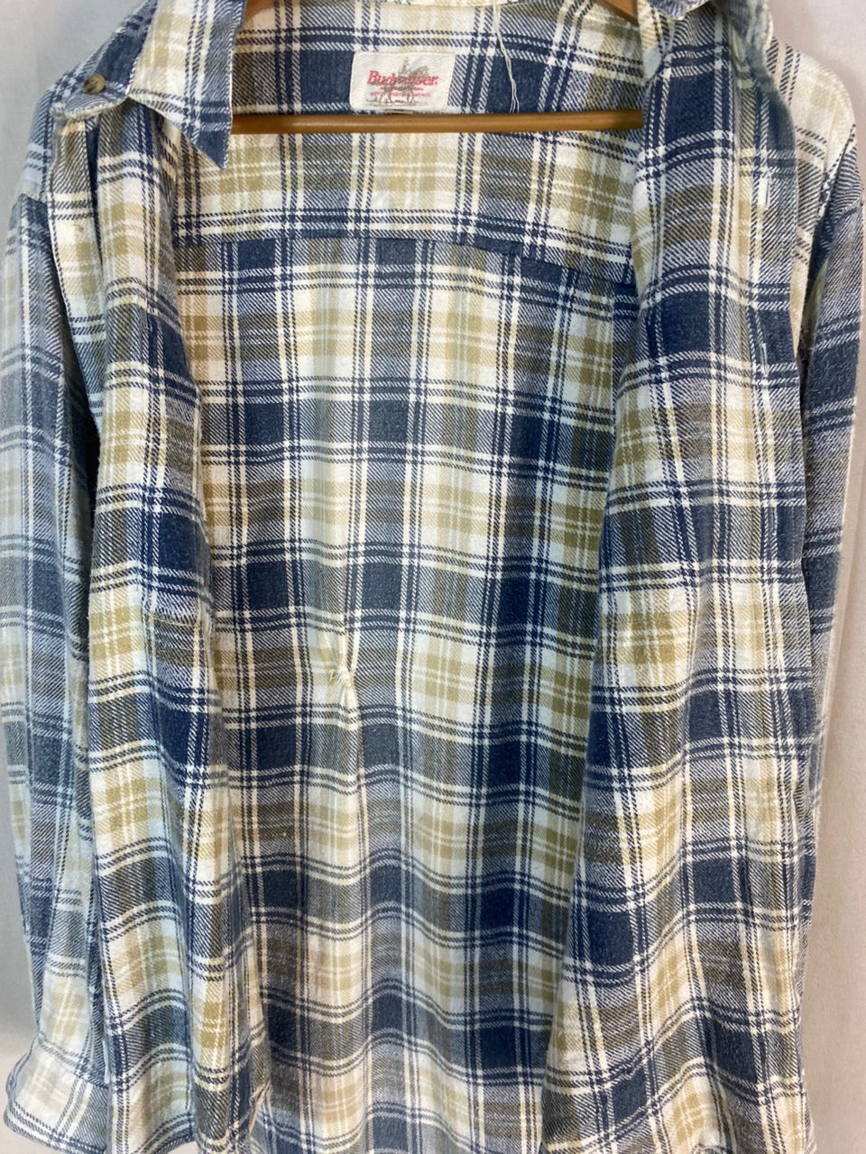 Budweiser × Flannel Budweiser button up flannel shirt Size US M / EU 48-50 / 2 - 6 Thumbnail