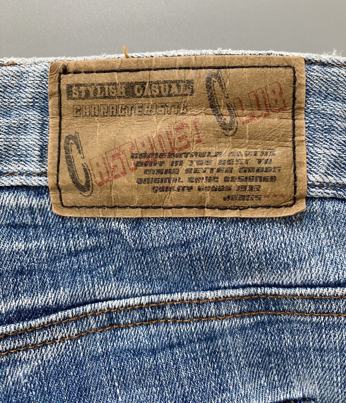 Japanese Brand vintage "Castanets Club" denim jeans Size 29" - 4 Thumbnail