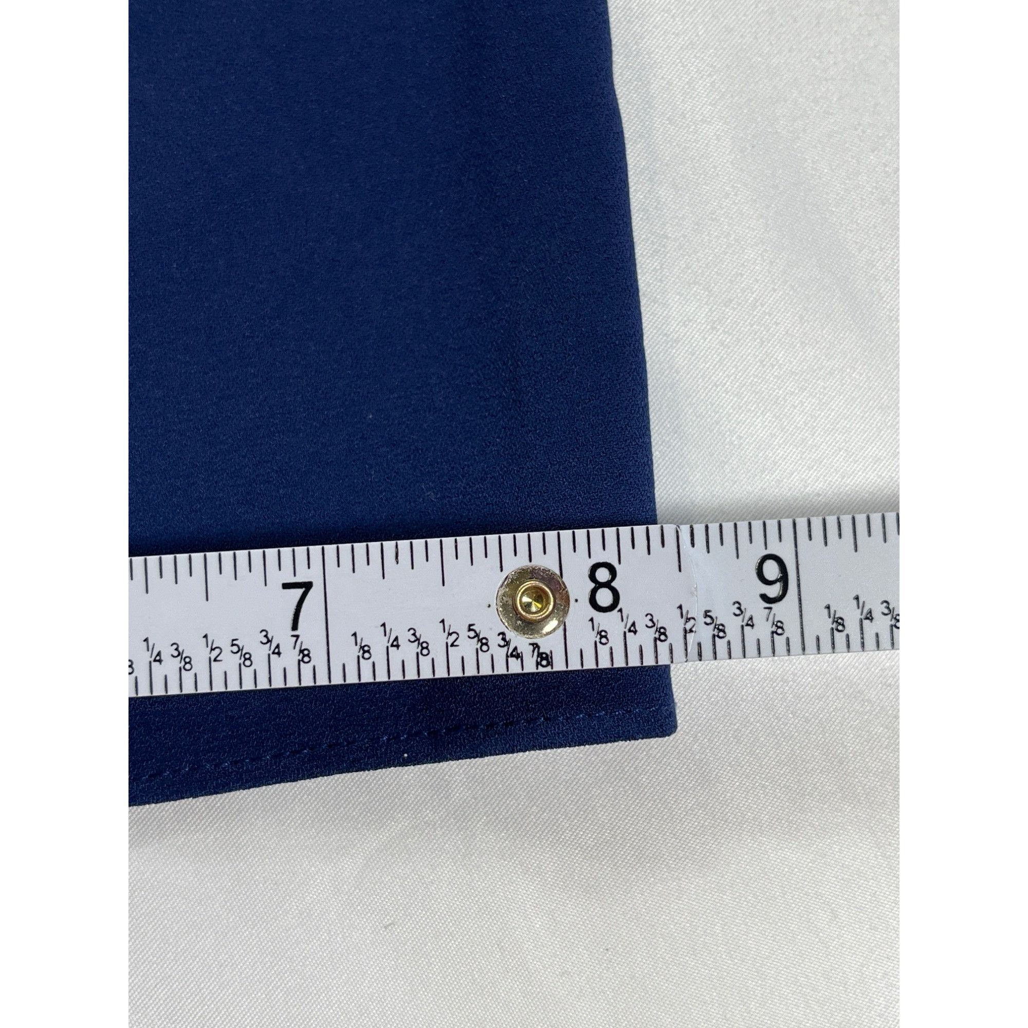 Designer S.L. Fashions SKU 7581 Womens Blue and Black Colorblock Dres Size M / US 6-8 / IT 42-44 - 10 Thumbnail