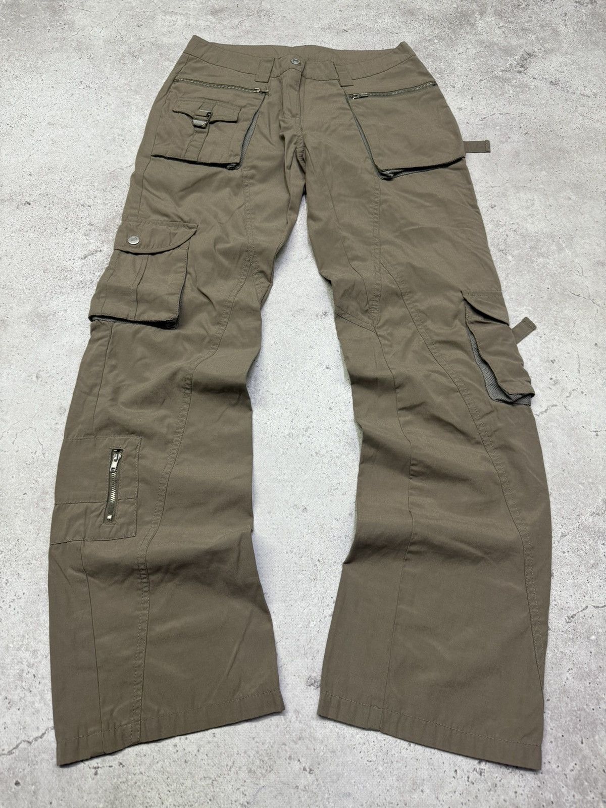 Le Grande Bleu (L.G.B.) Vintage 3D Multi-pocket Cargo Pants Size US 27 - 1 Thumbnail