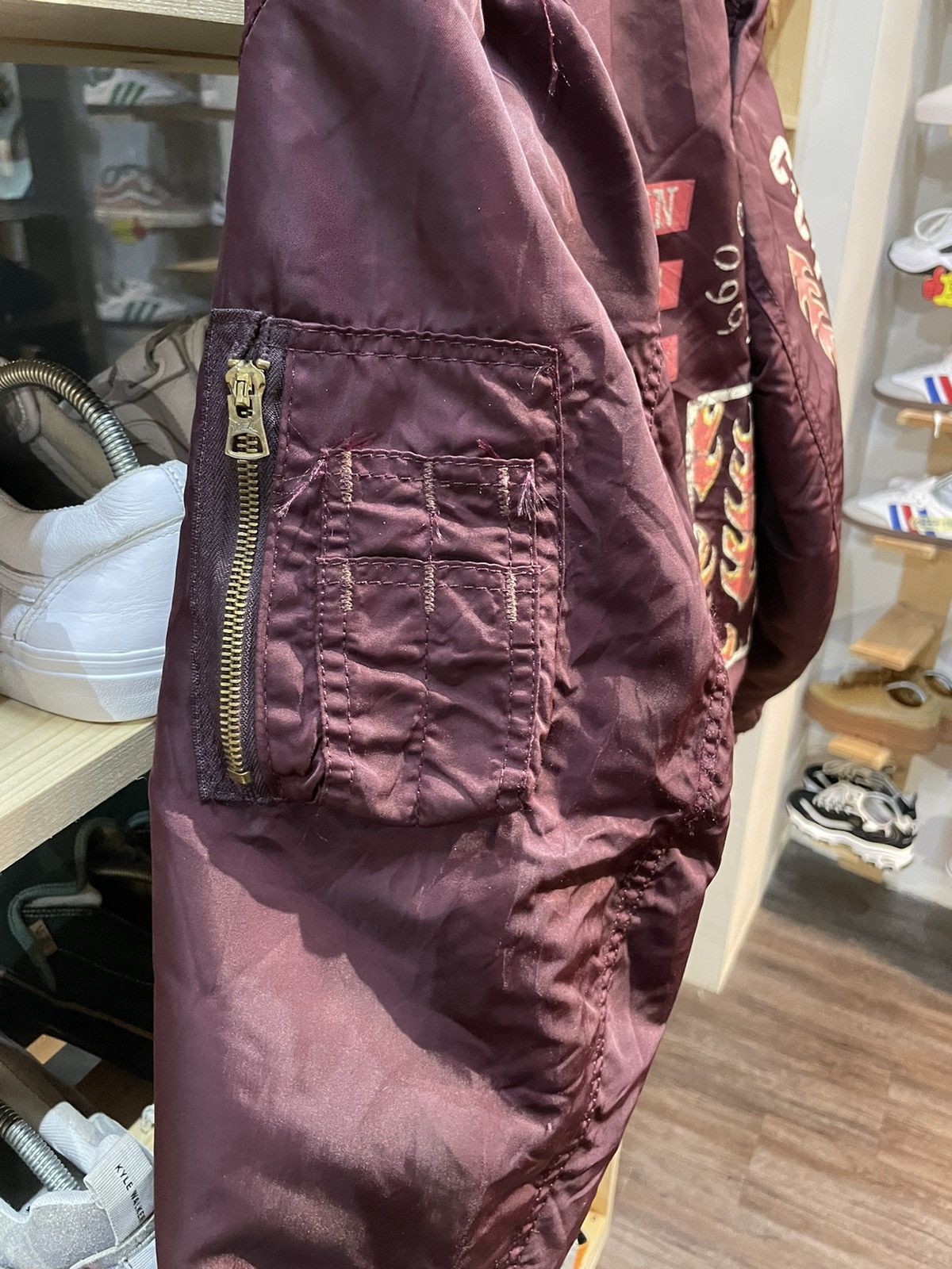 Alpha Industries × Vintage VINTAGE REVERSE ALPHA INDUSTRIES BACKHIT LOGO BOMBER JACKET Size US M / EU 48-50 / 2 - 6 Thumbnail