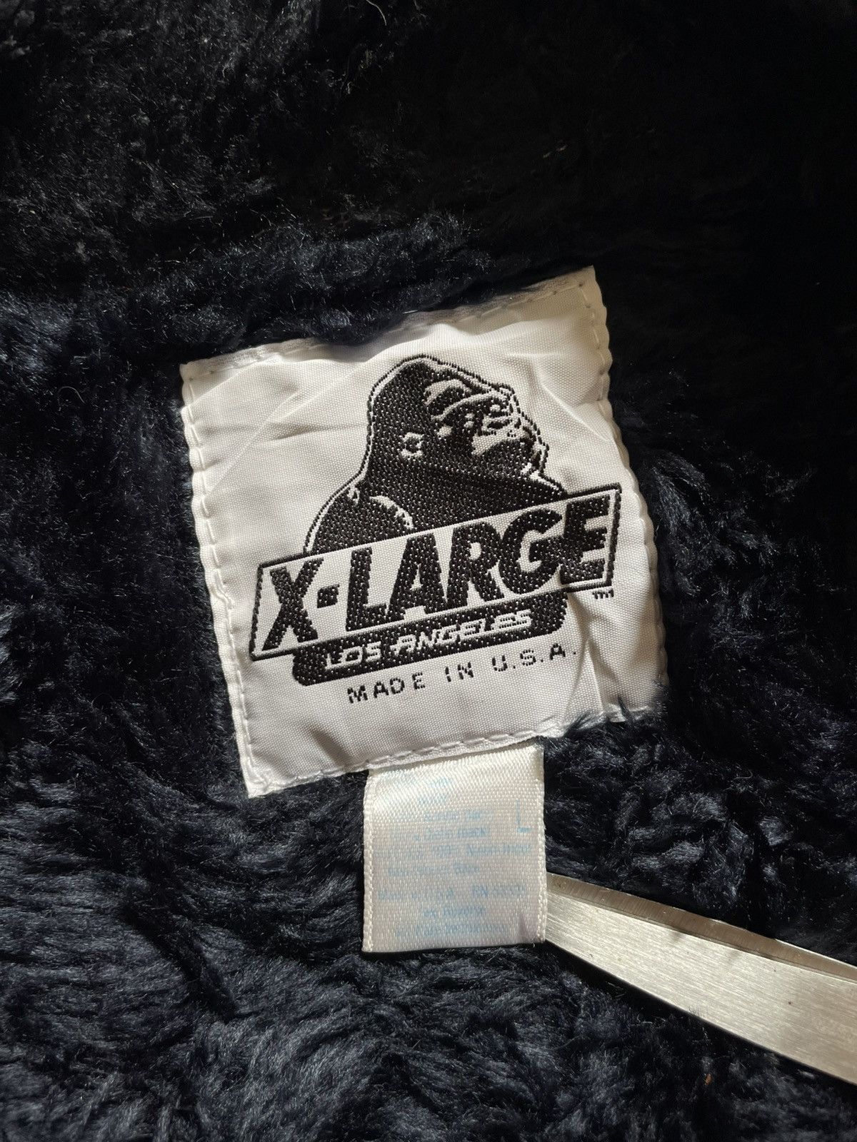 Xlarge Vintage Xlarge biker nylon jacket Size US L / EU 52-54 / 3 - 7 Thumbnail