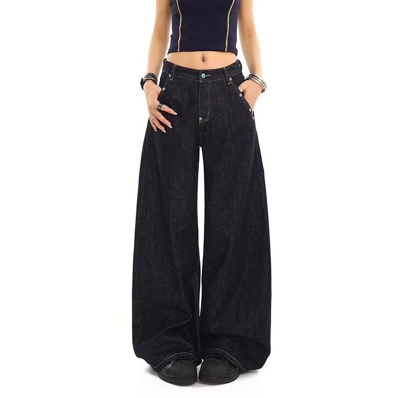 Japanese Brand Wide Leg Loose Denim Size 30" / US 8 / IT 44 - 1 Thumbnail