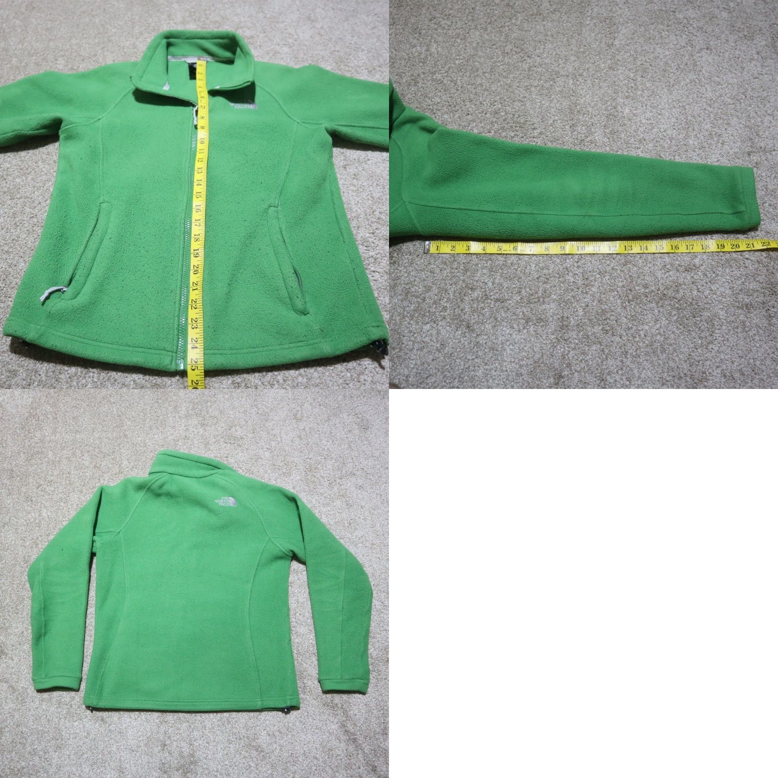 The North Face The North Face Jacket Green Fleece Full Zip Long Sleeve Women's M Medium Fleece Women's Size M / US 6-8 / IT 42-44 - 8 Thumbnail