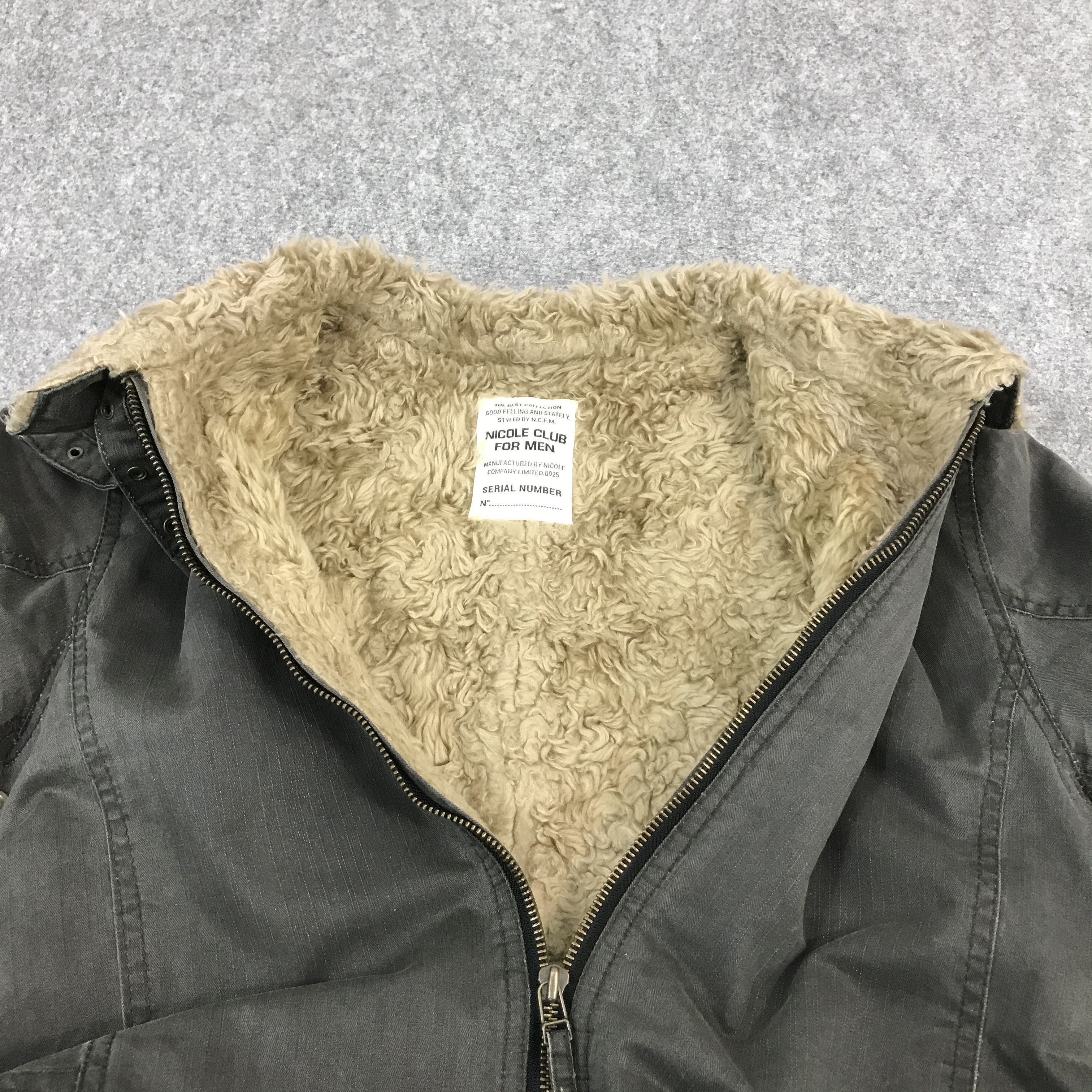 Japanese Brand × Nicole Club Japan style nicole club for men Sherpa fur jacket Size US M / EU 48-50 / 2 - 5 Thumbnail