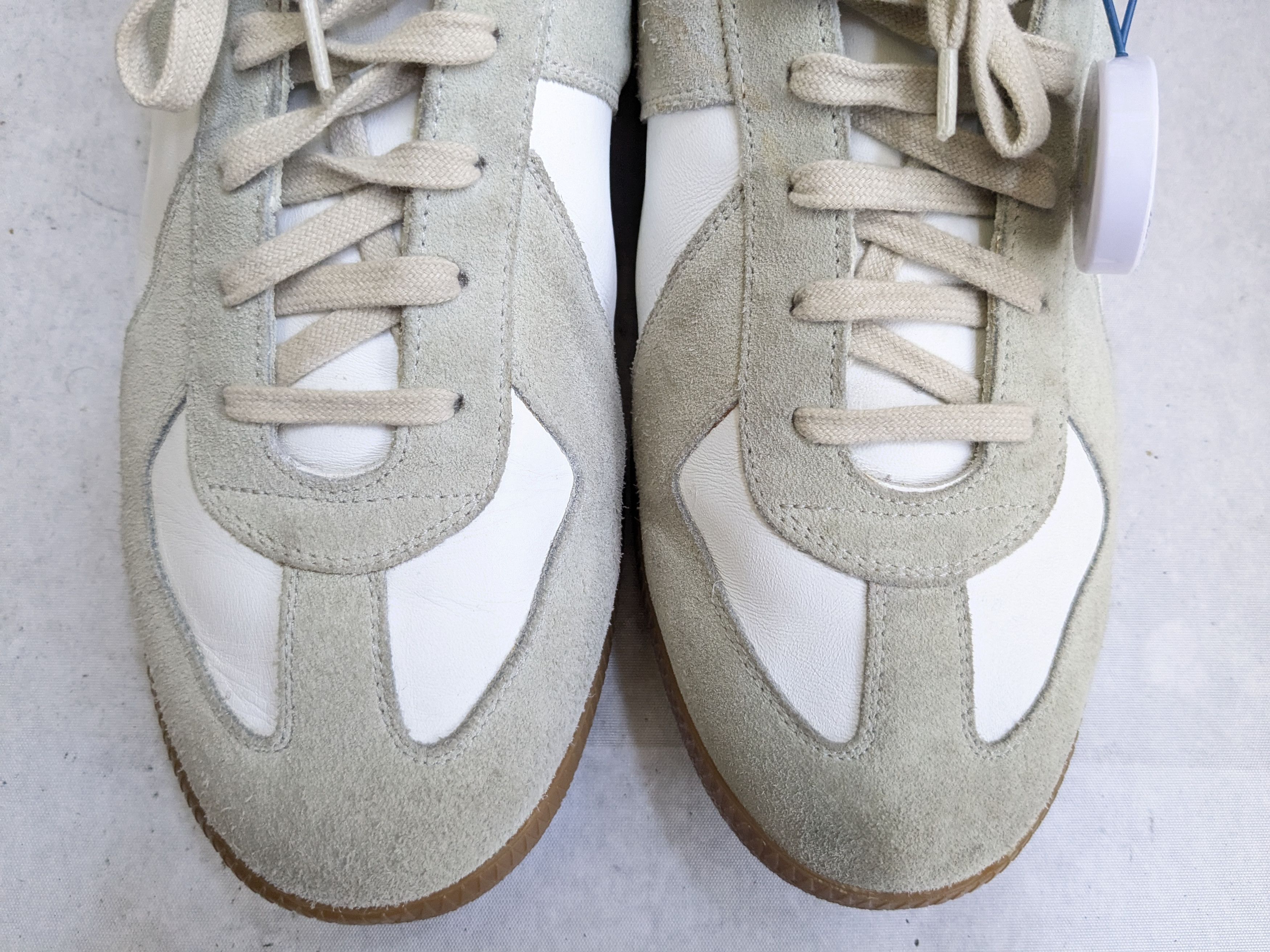 Maison Margiela Maison Margiela Replica GAT White Gray 12 45 Low Tops Size US 12 / EU 45 - 3 Thumbnail