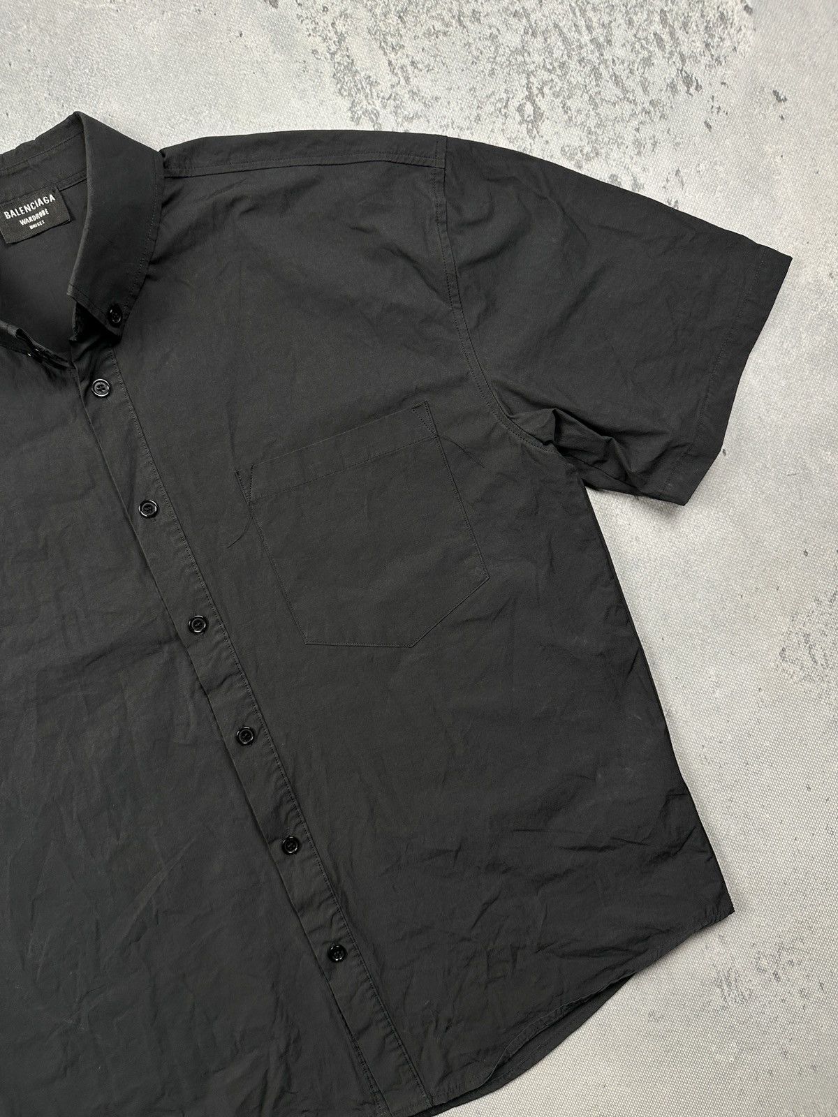 Balenciaga Balenciaga Tape Type Logo Shirt Black Lux Runway Oversized Size US M / EU 48-50 / 2 - 4 Thumbnail