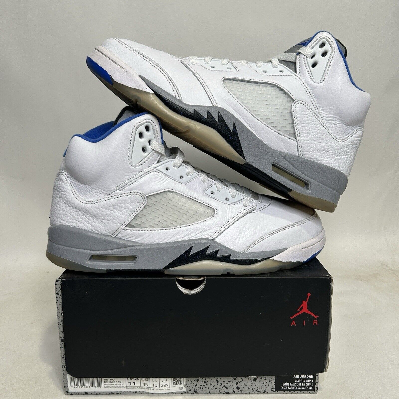 Jordan Brand Nike Air Jordan 5 Retro OG “Stealth 2.0” 2024 Size US 11 / EU 44 - 1 Thumbnail