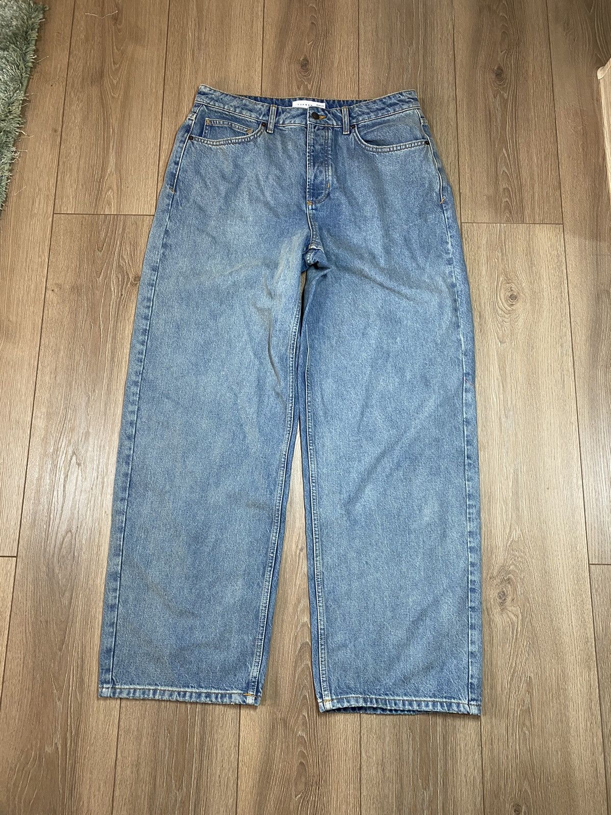 If Six Was Nine hidden season inside out baggy denim Size US 34 / EU 50 - 3 Thumbnail