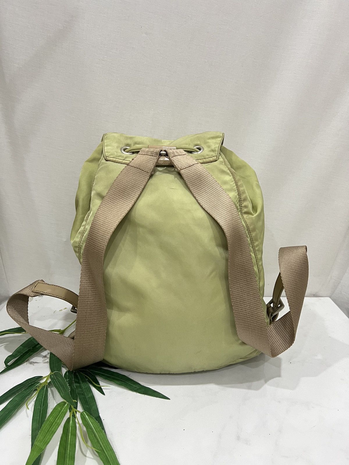 Prada Vintage prada backpack cream nylone Size ONE SIZE - 3 Thumbnail