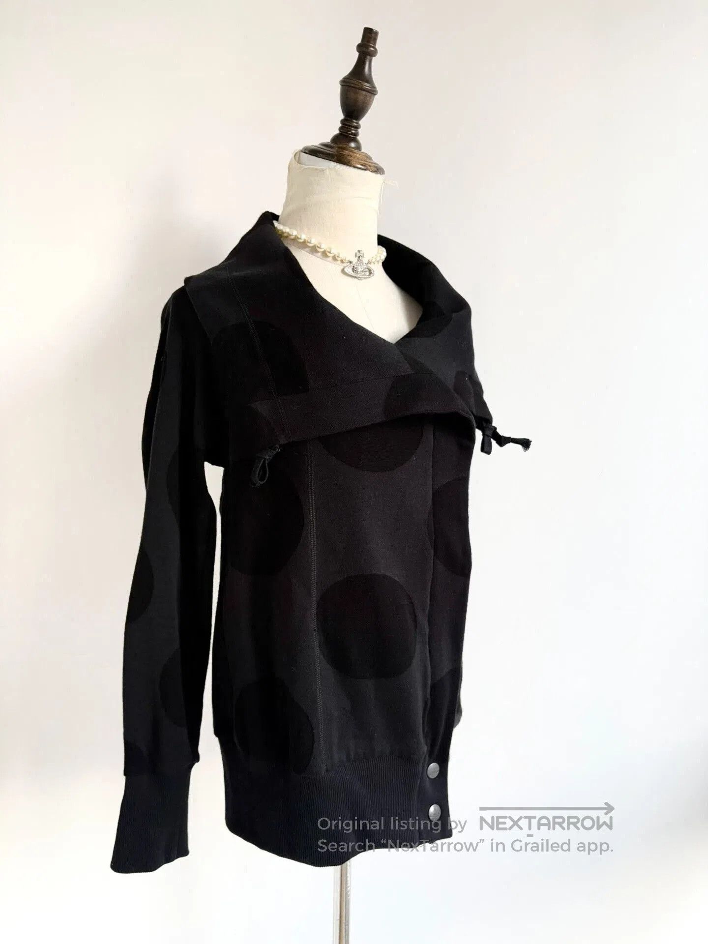 Vivienne Westwood Vivienne Westwood Black Polka Dot Hoodie. Size M / US 6-8 / IT 42-44 - 5 Thumbnail