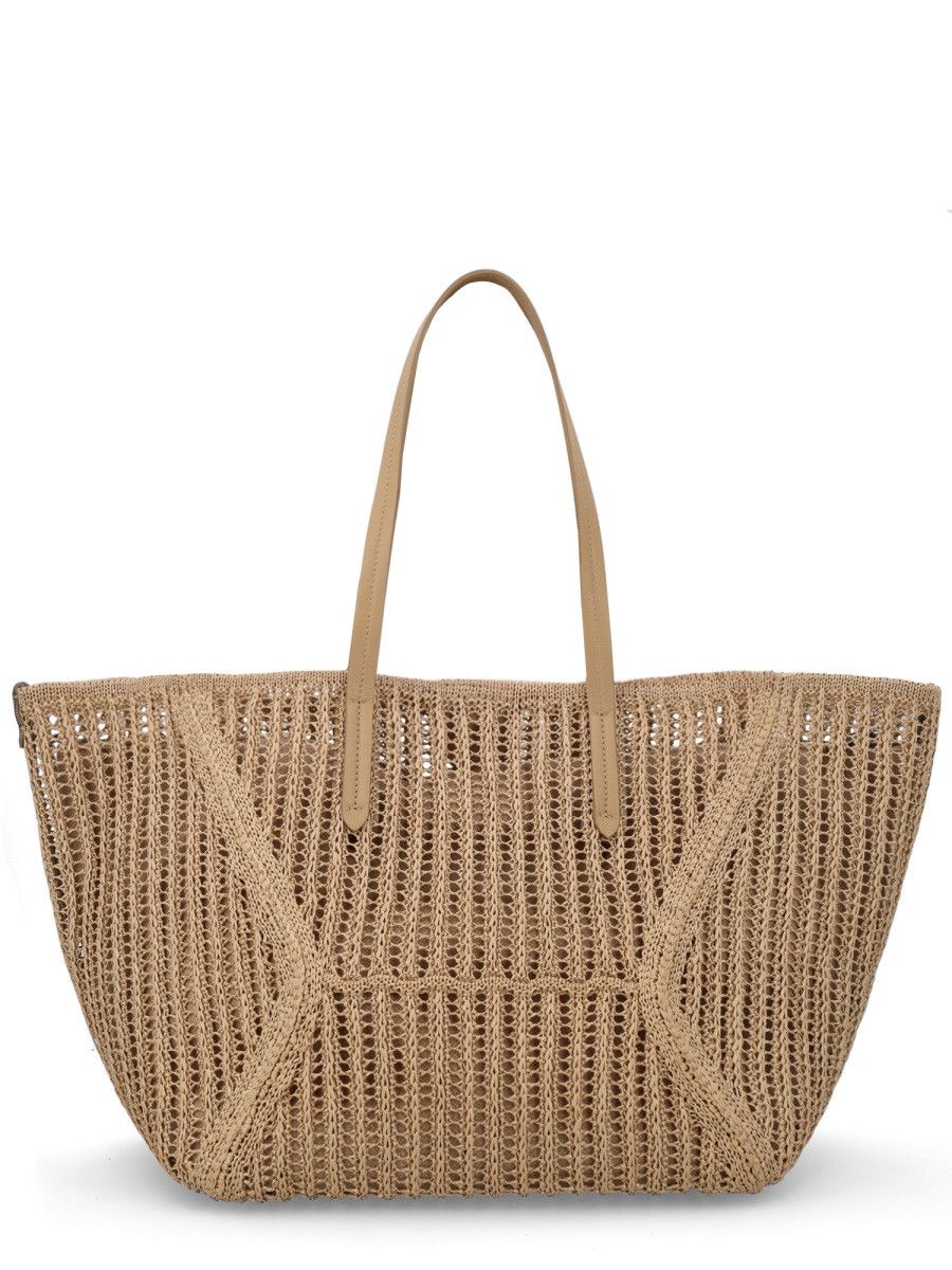 Brunello Cucinelli BRUNELLO CUCINELLI "BC DUO" BAG - BEIGE Size ONE SIZE - 1 Thumbnail