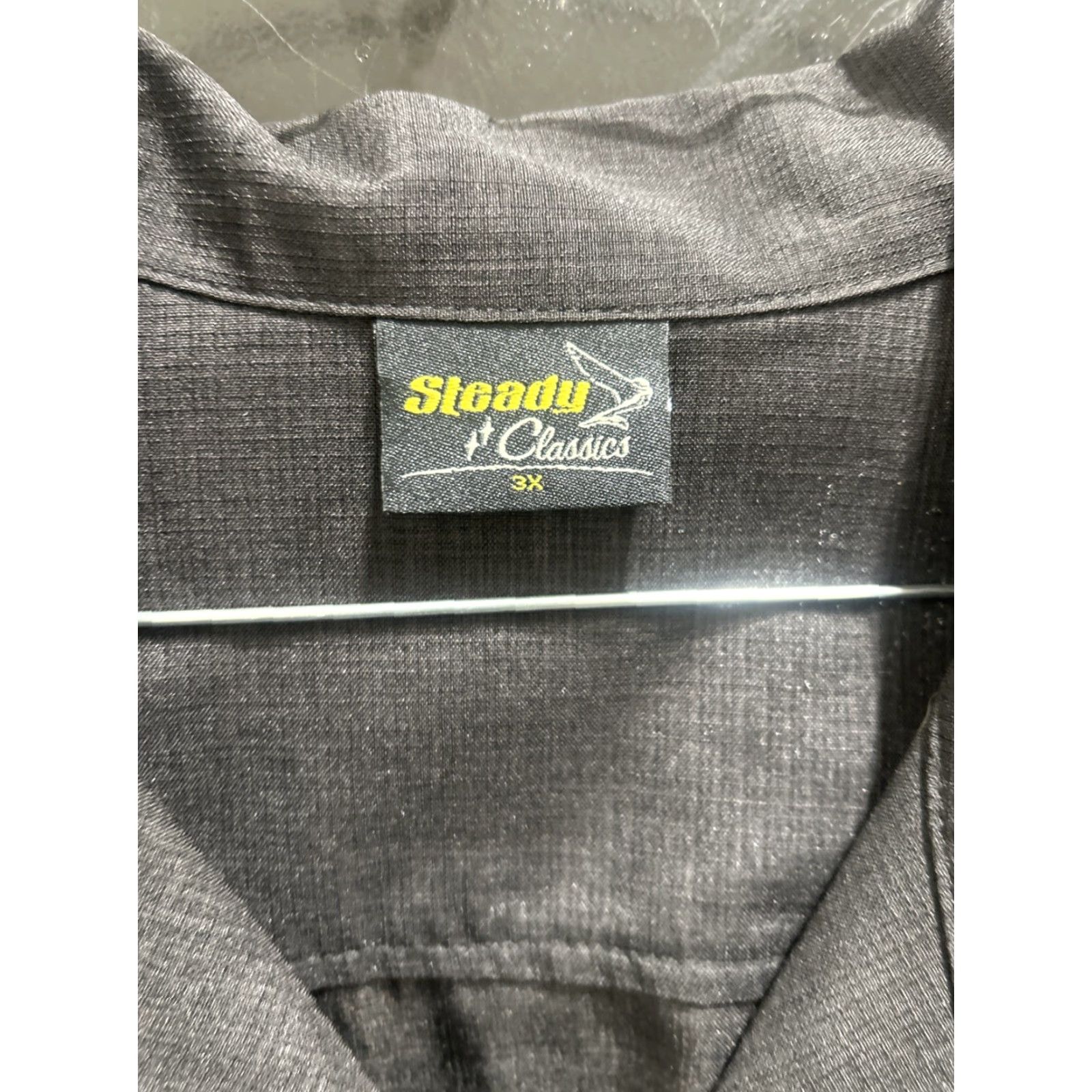 Vintage VINTAGE Steady Classics Mens Top 3XL Button-Down Short Sleeve Black Brown 1950s Retro Bowling Shirt Mens Size US XXL / EU 58 / 5 - 4 Thumbnail
