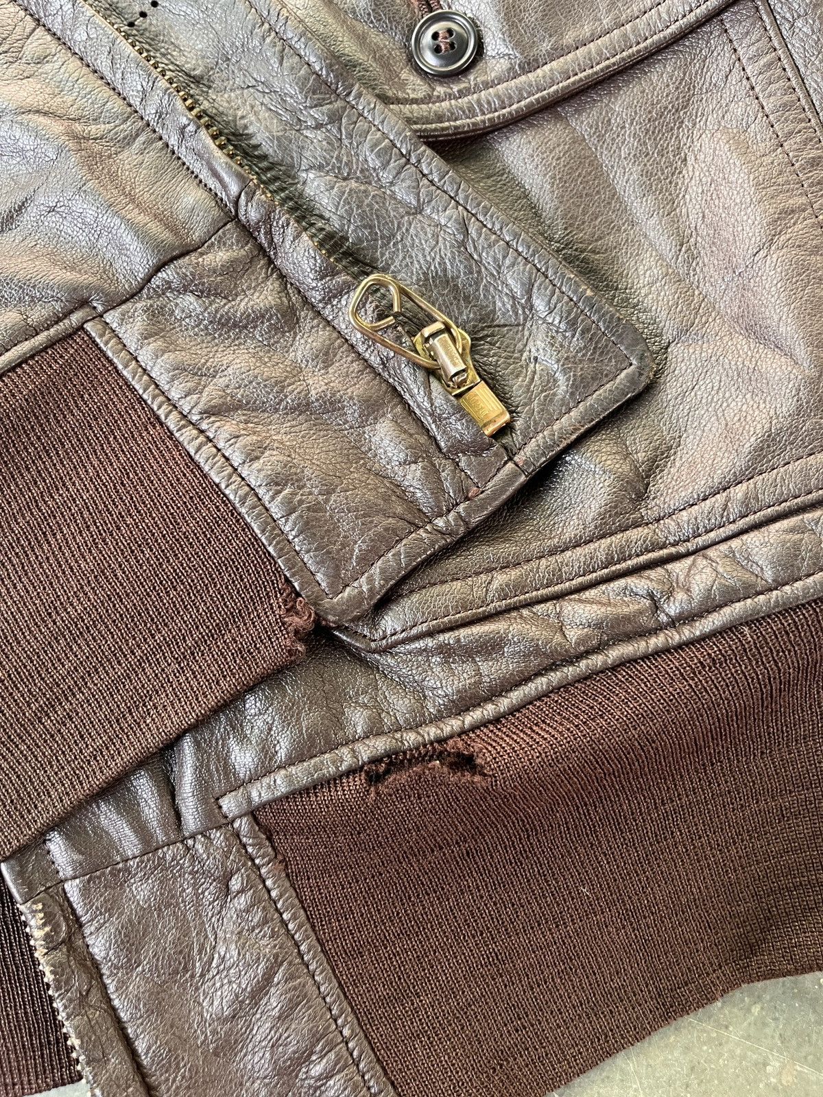 Vintage Rare 1968 U.S. Navy G-1 Flight Jacket Martin Lane Co. Inc. Size US L / EU 52-54 / 3 - 10 Thumbnail