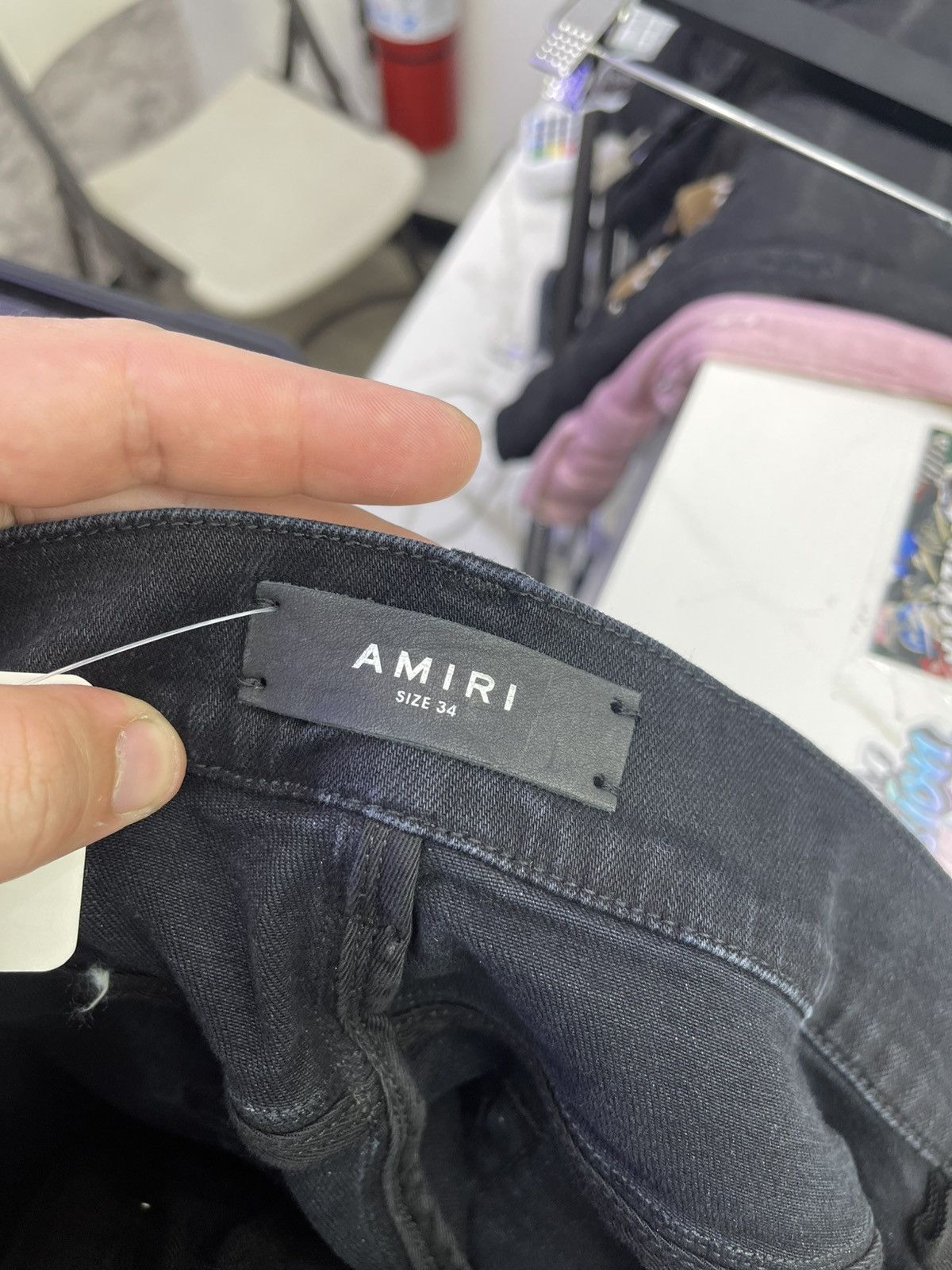 Amiri Amiri MX1 (Black/Brown) plaid Size US 34 / EU 50 - 4 Thumbnail