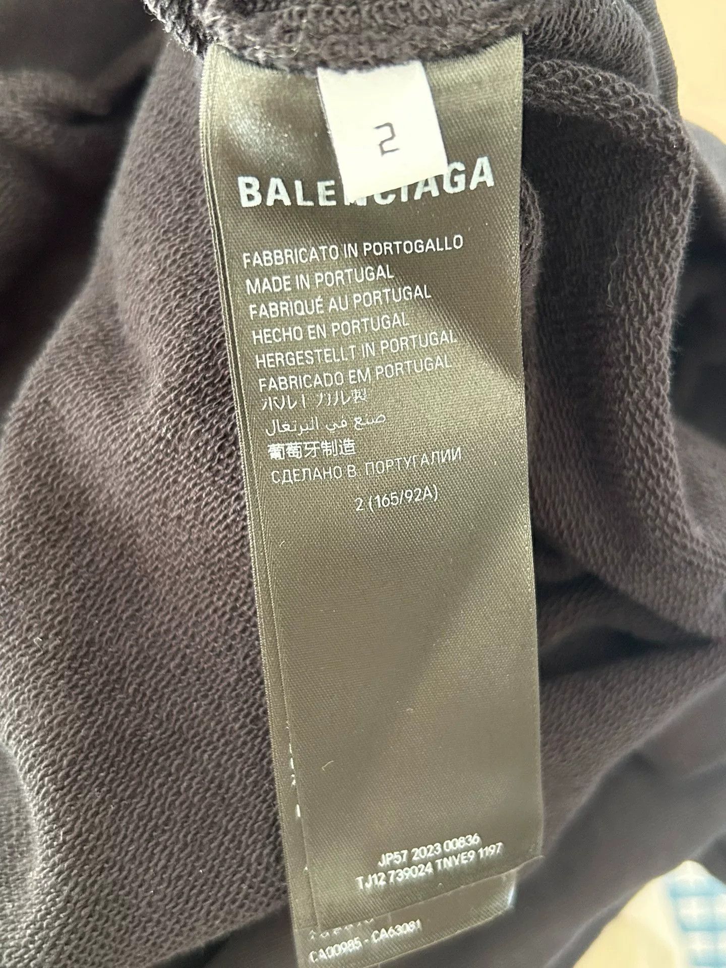Balenciaga black balenciaga logo hoodie size 2 Size US L / EU 52-54 / 3 - 3 Thumbnail
