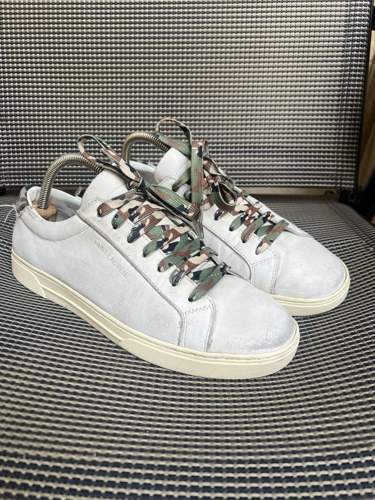 Saint Laurent Paris Saint Laurent Andy Camo Size US 6 / EU 39 - 2 Thumbnail