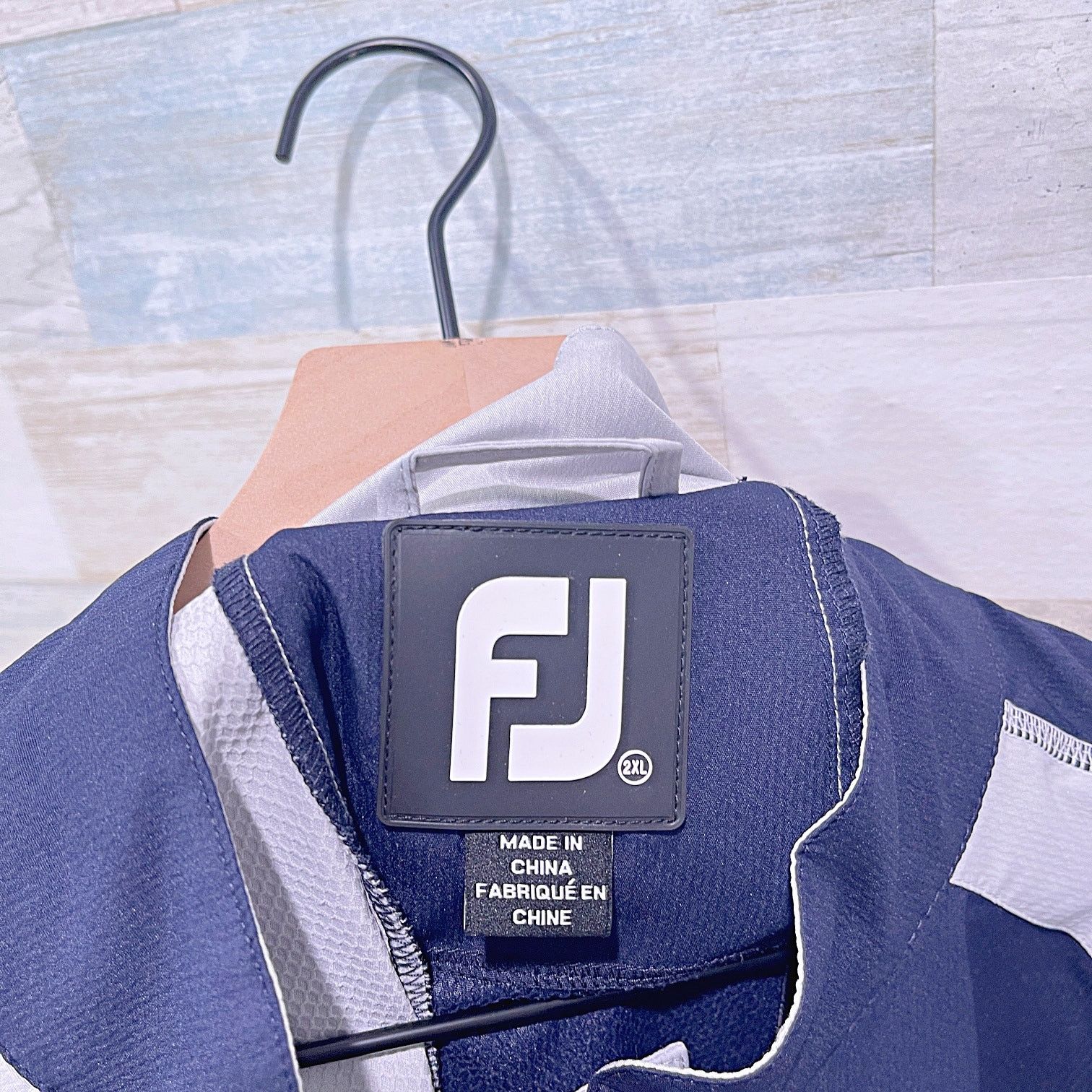 Footjoy OLD FORESTER x FOOTJOY Half Zip Golf Pullover Blue Mens 2XL Size US XXL / EU 58 / 5 - 5 Thumbnail