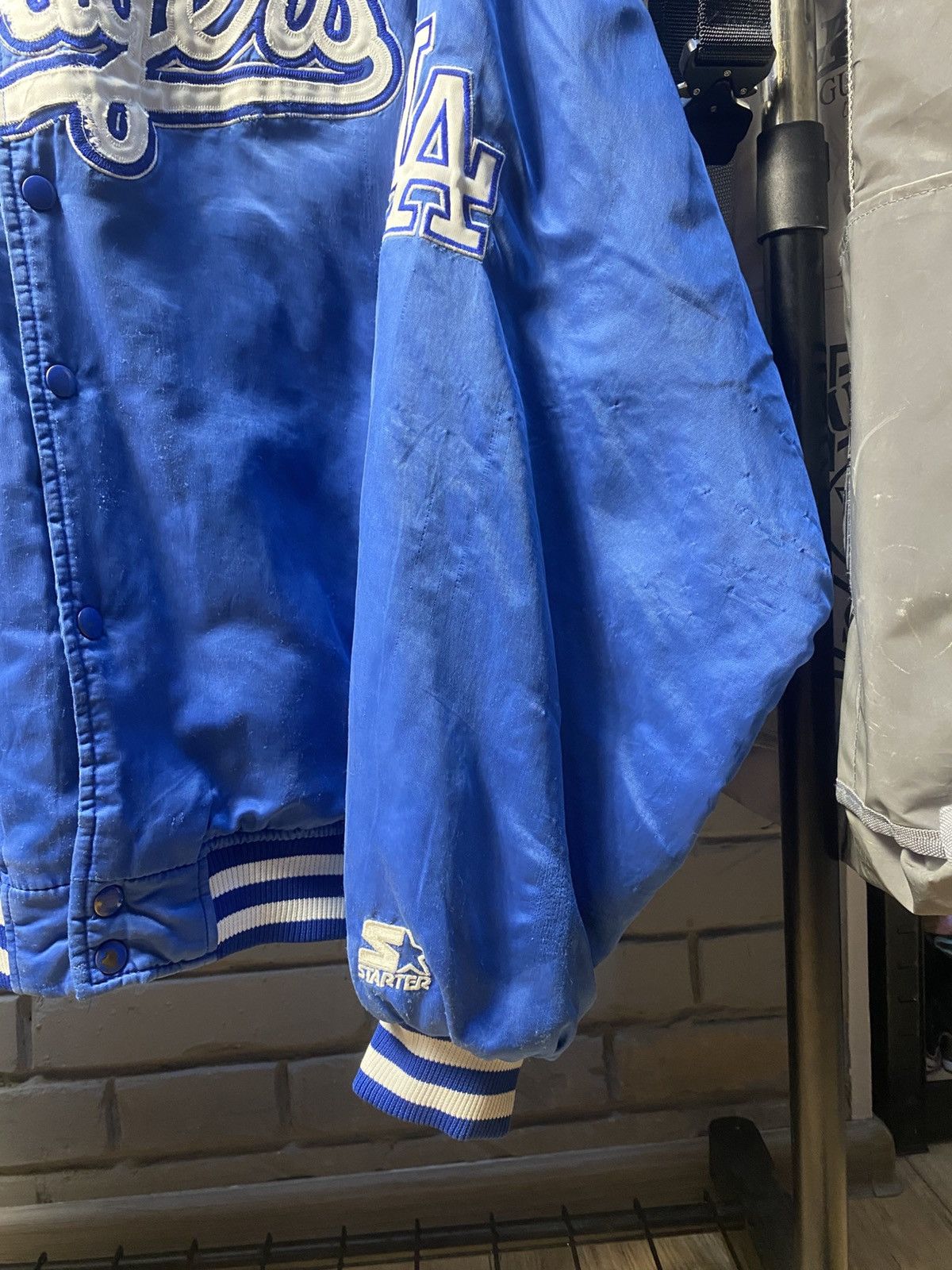 Starter Vintage LA Dodgers Diamond Collection Satin Starter sz XXXL Size US XXL / EU 58 / 5 - 2 Thumbnail