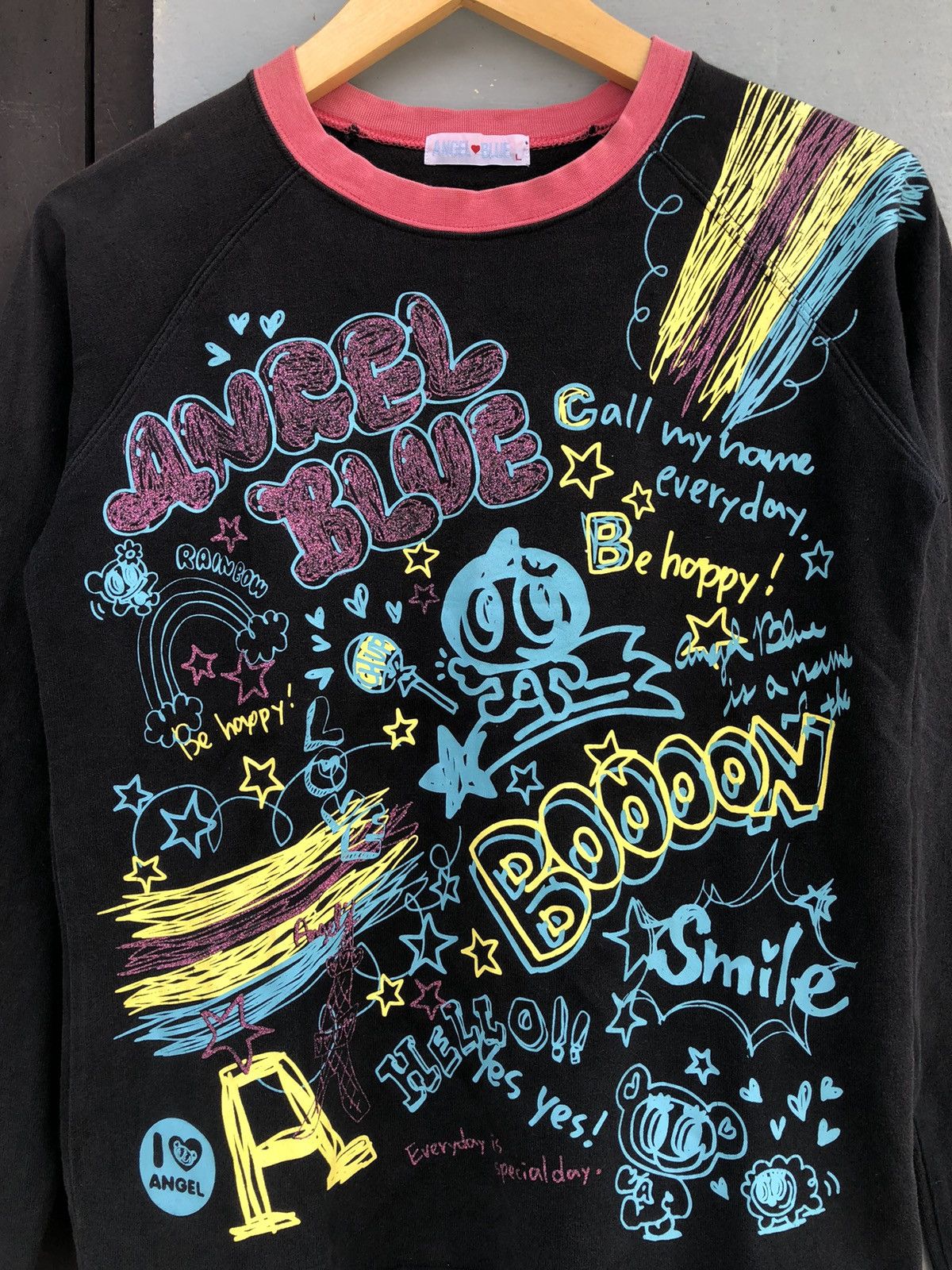 Angel Blue 2000s Angel Blue ART Long Sleeve Hysteric Styled Size US S / EU 44-46 / 1 - 4 Thumbnail