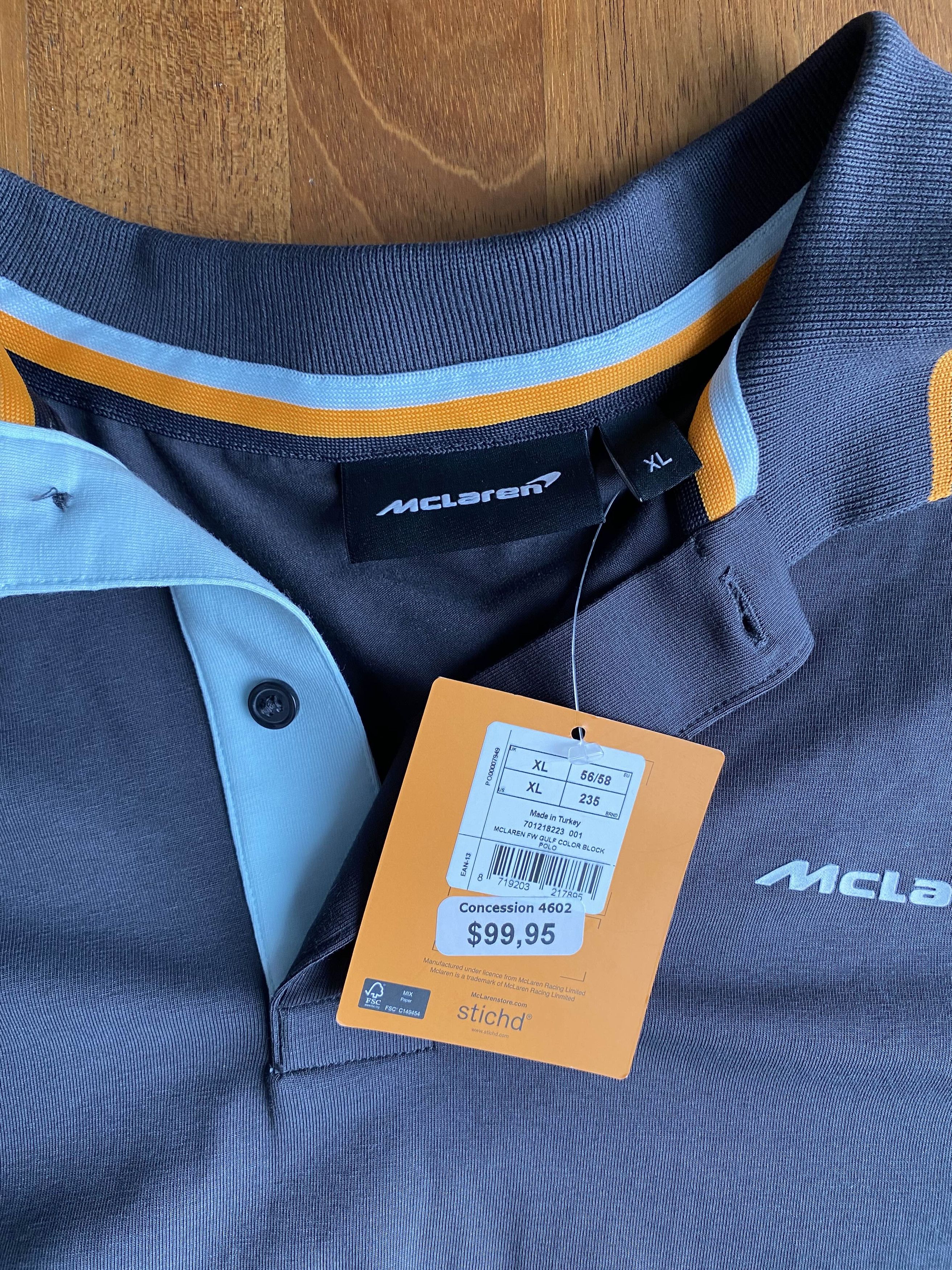 Other McLaren Gulf Polo Size US XL / EU 56 / 4 - 3 Thumbnail