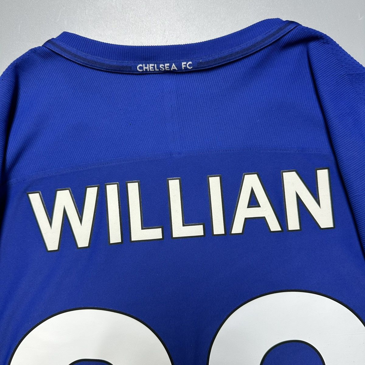 Vintage CHELSEA NIKE 2017/18 SOCCER PLAYER ISSUE JERSEY #22 WILLIAN Size US M / EU 48-50 / 2 - 19 Thumbnail