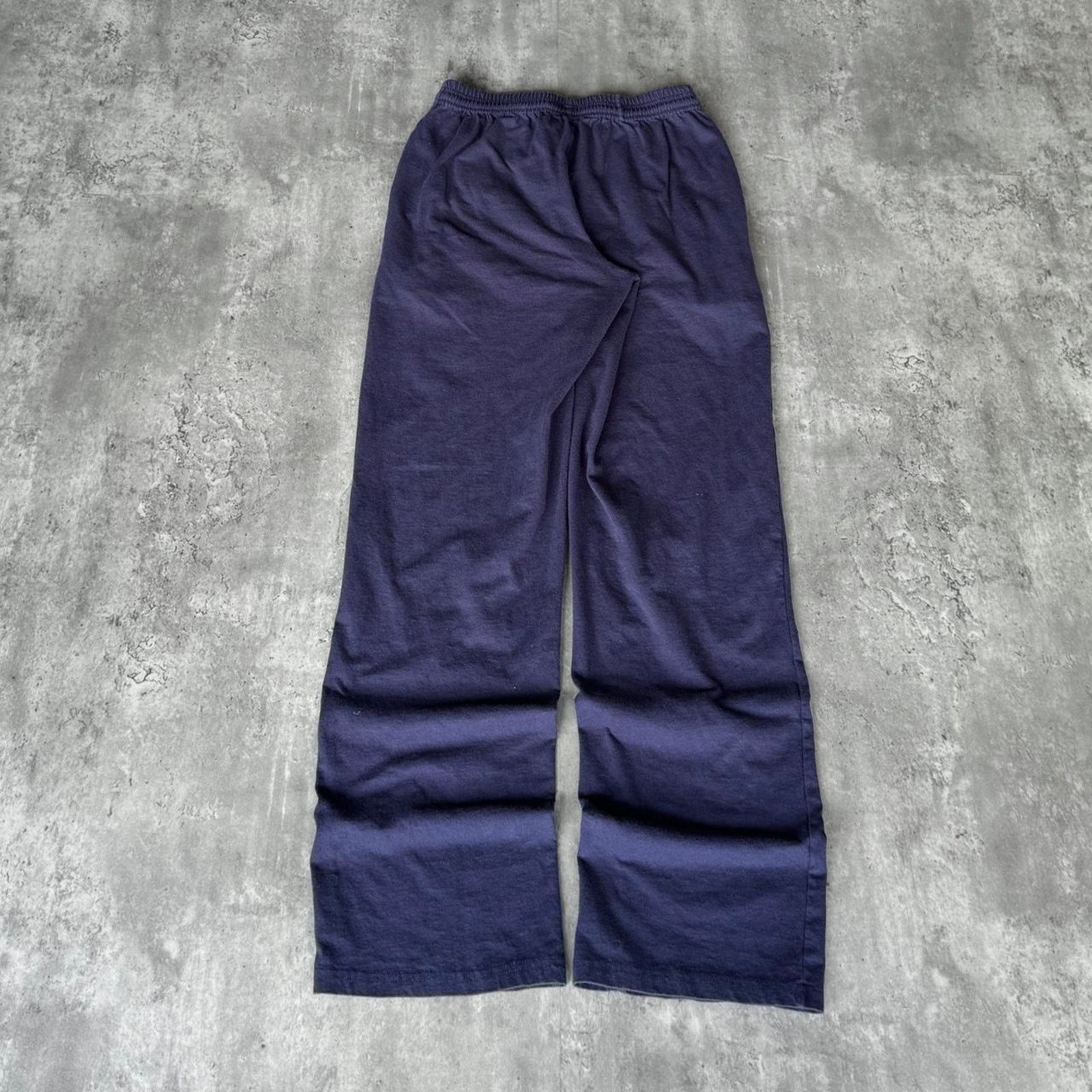 Hanes × Vintage Vintage Y2K Navy Blue Essential Lightweight Comfy Sweatpants Size 27" / US 4 / IT 40 - 2 Thumbnail