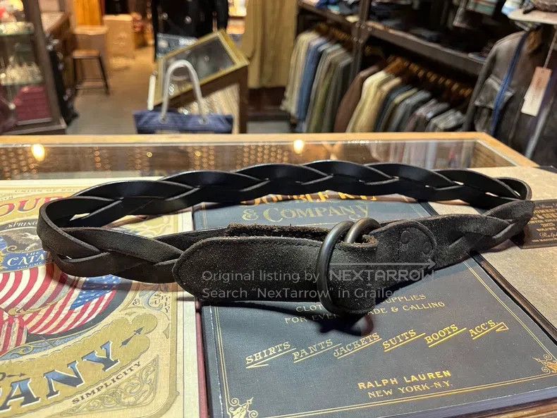 RRL Ralph Lauren RRL Ralph Lauren Fur Lined Braided Belt Size ONE SIZE - 1 Thumbnail