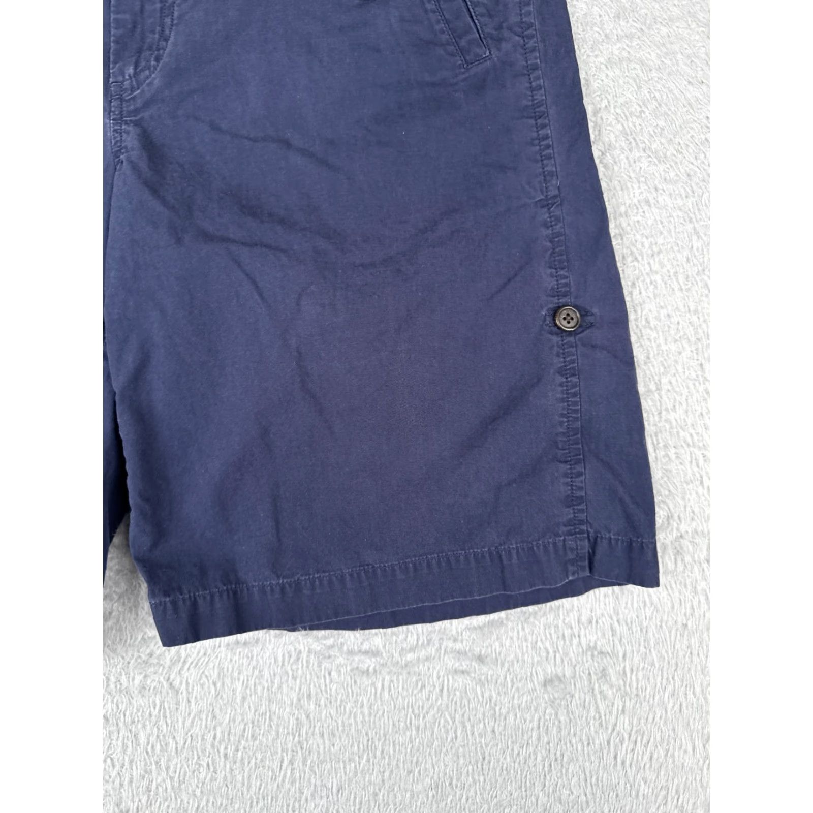 Ralph Lauren Lauren Ralph Lauren Shorts Women 6 Blue Chino Cotton Knit Roll Up Knit Hike Camp Casual Activewear Travel Workwear 90s? (none) Size 28" / US 6 / IT 42 - 2 Thumbnail