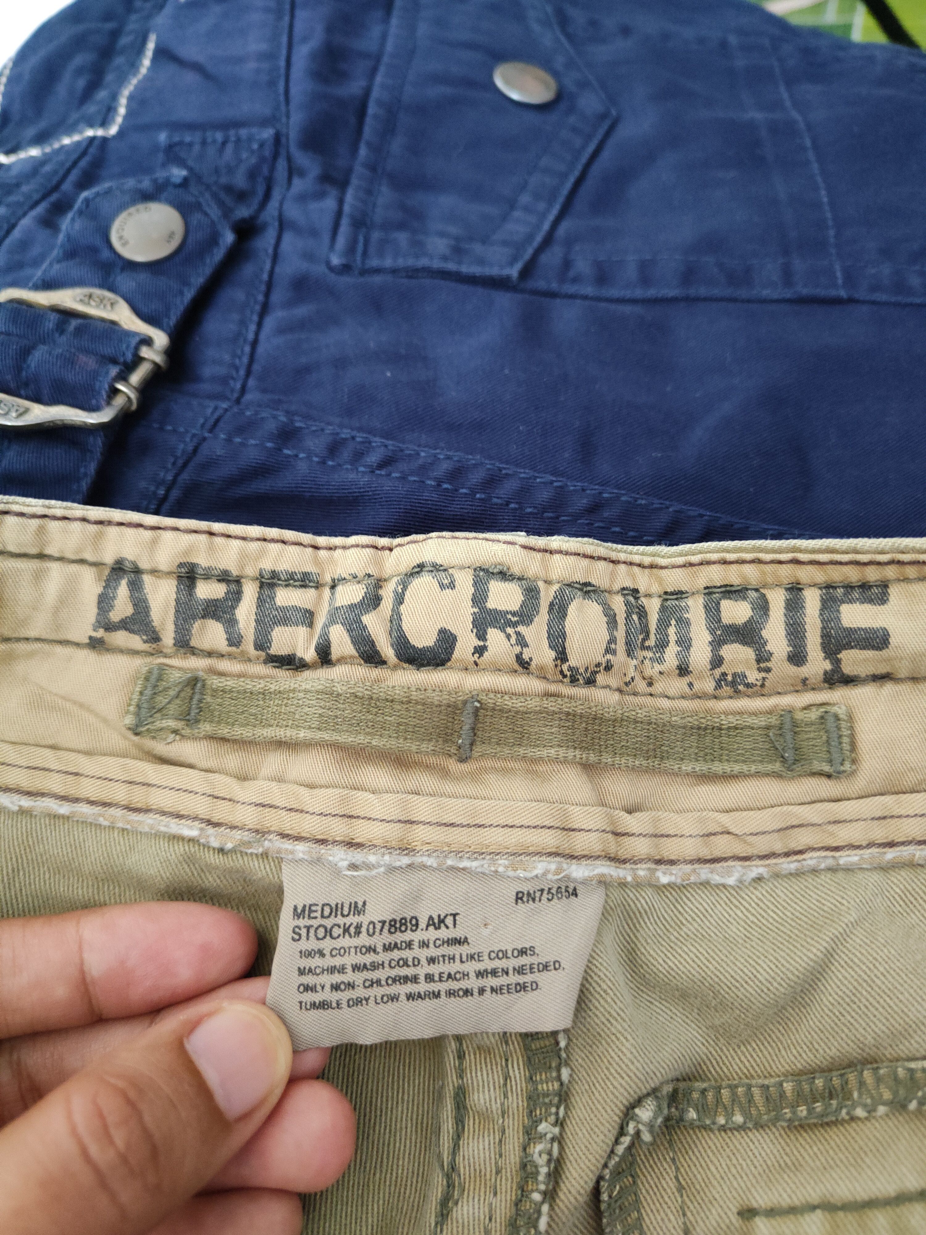 Abercrombie & Fitch DLL Abercrombie Camouflage Multipocket Cargo Pants #182 Size US 32 / EU 48 - 15 Thumbnail