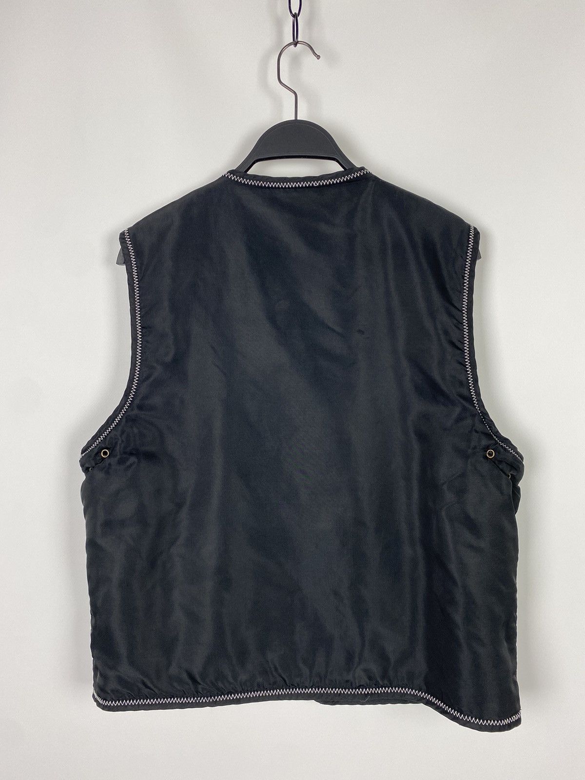 Diesel 1990s Vintage Distressed Diesel Reversible Nylon Sherpa Vest Size US S / EU 44-46 / 1 - 7 Thumbnail