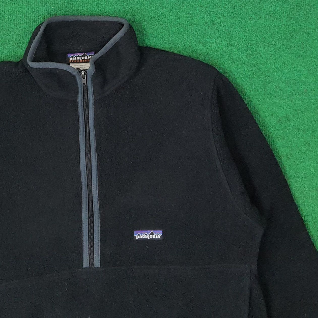 Patagonia Vintage Patagonia Half Zipper Outdoor Sweatshirt C260N23 Size US M / EU 48-50 / 2 - 2 Thumbnail