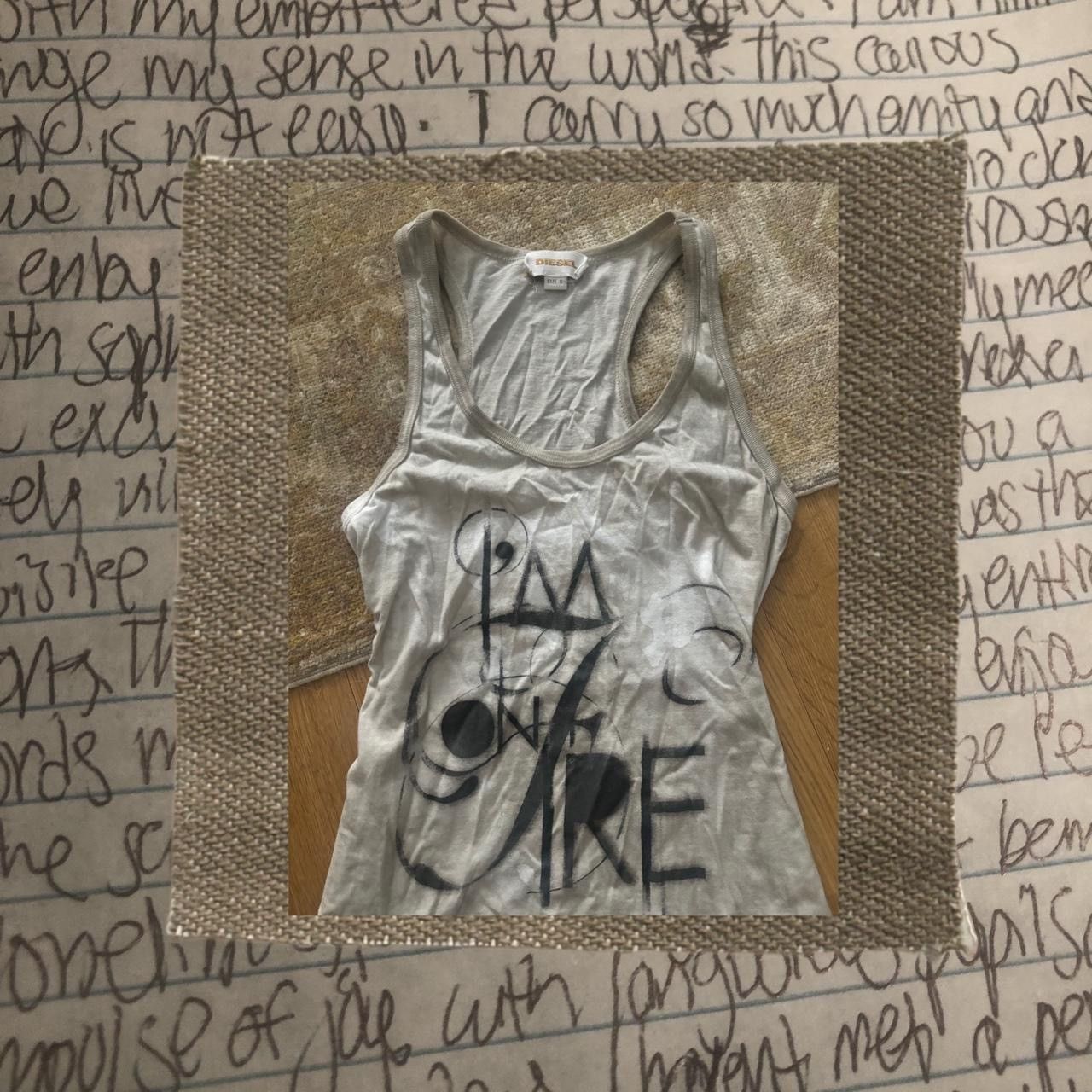 Diesel × Vintage vintage diesel racer back graphic tank top Size S / US 4 / IT 40 - 3 Thumbnail