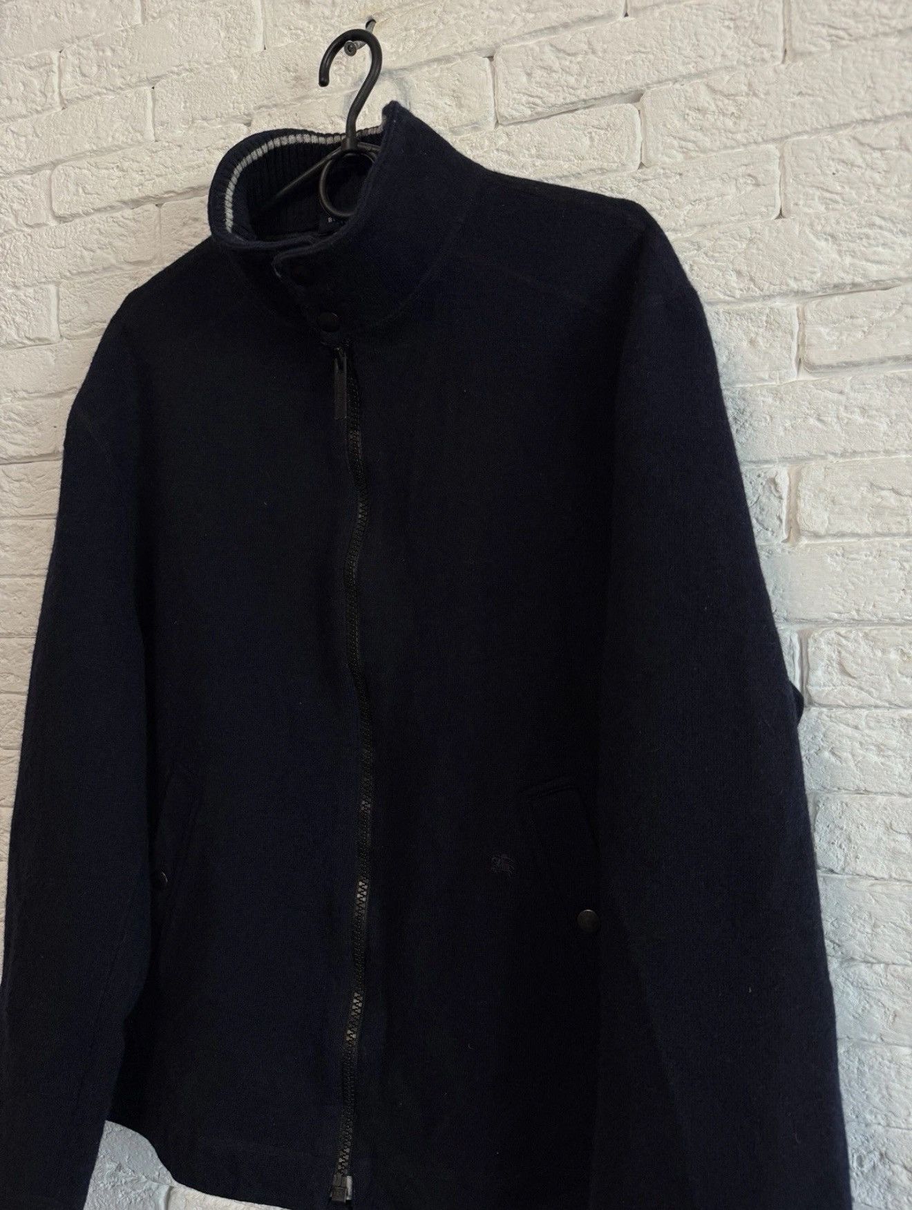 Burberry Vintage Burberry Wool Bomber Jacket Nova Check Sz L "8" Size US L / EU 52-54 / 3 - 2 Thumbnail