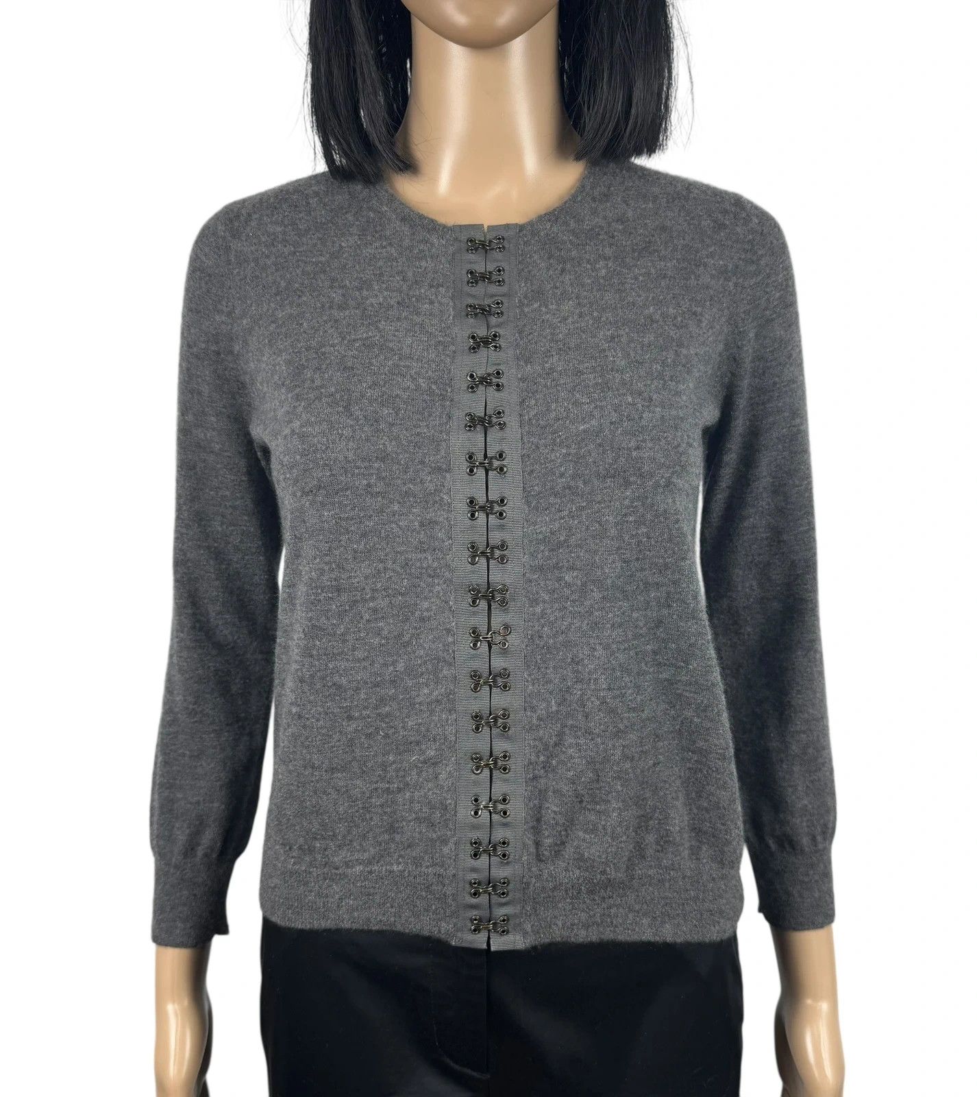 Joseph Joseph Cashmere Cardigan 3/4 Sleeve With Hooks size S Size S / US 4 / IT 40 - 2 Thumbnail