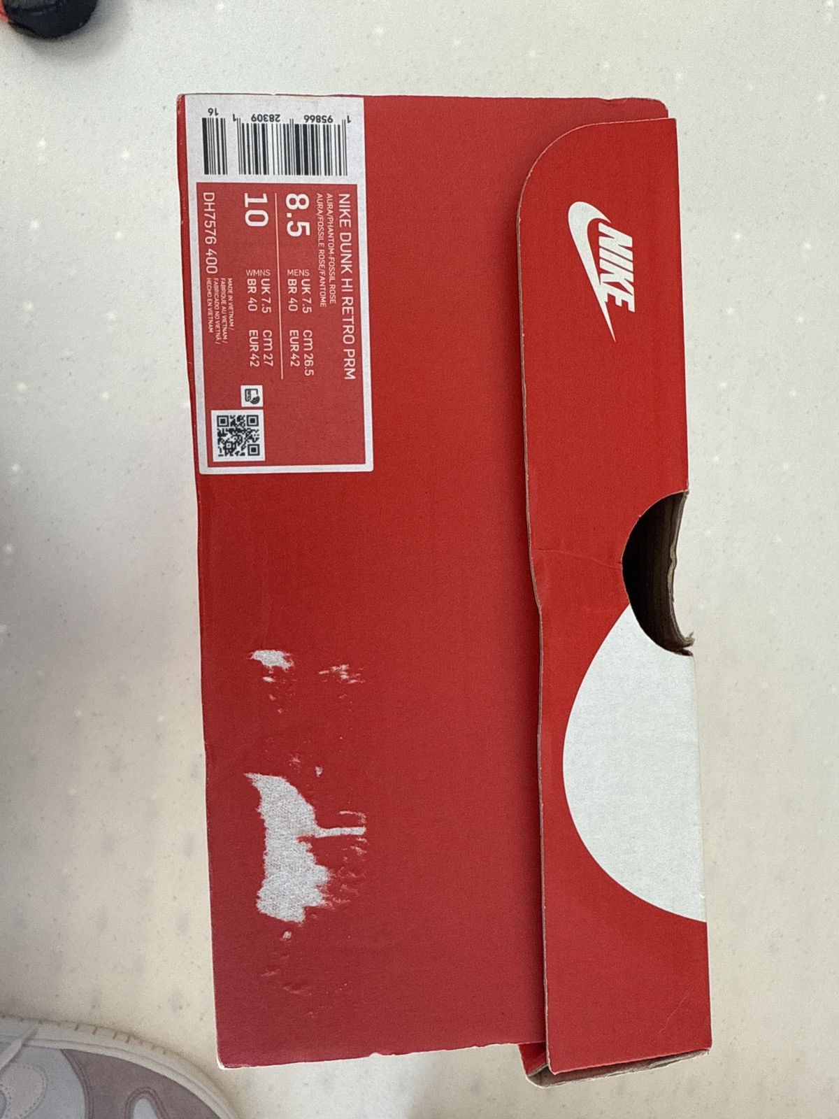 Nike Nike Dunk High Fossil Rose Size US 8.5 / EU 41-42 - 7 Thumbnail