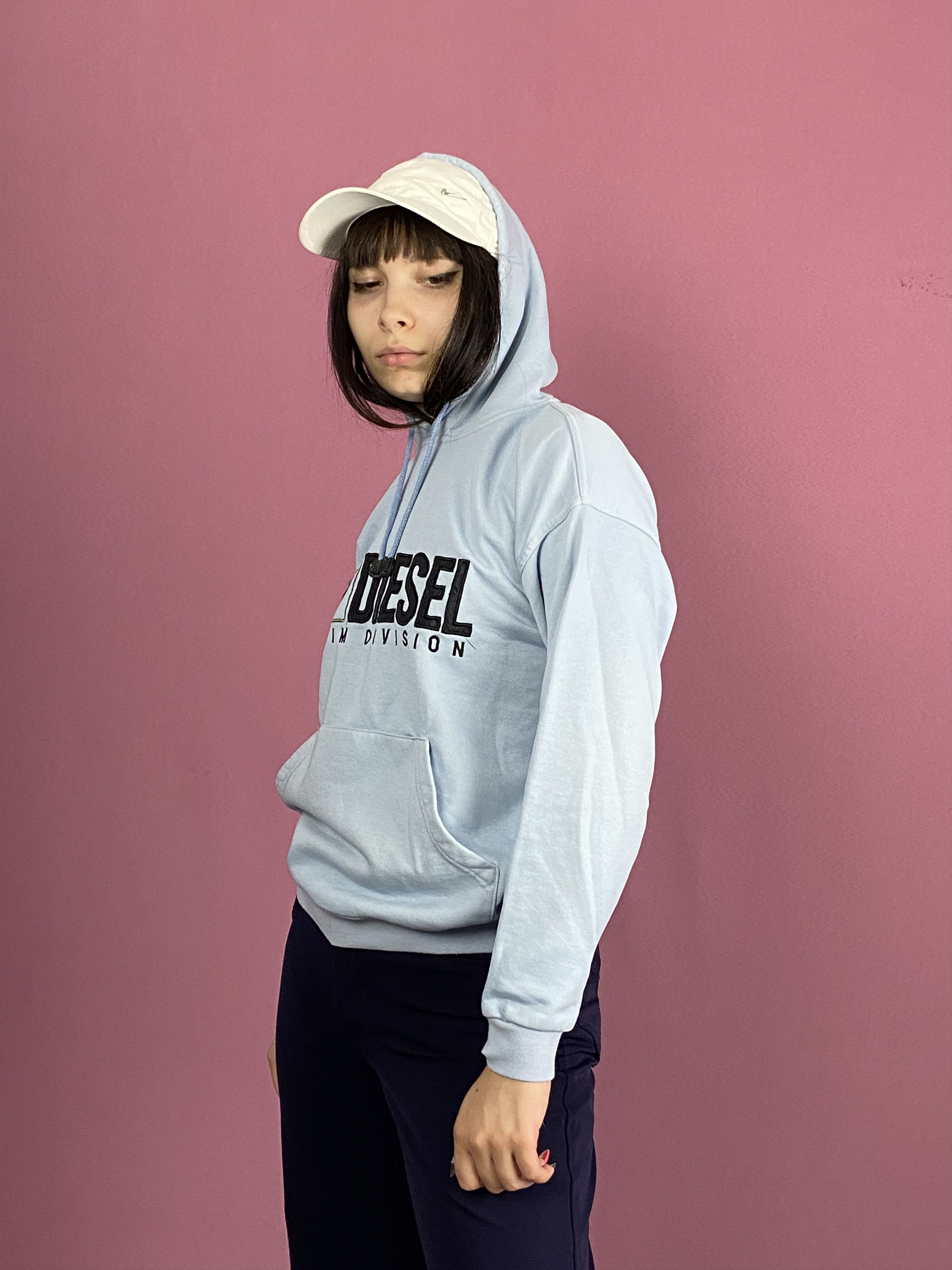 Diesel × Vintage 90s Diesel Vintage Women's Hoodie - S Size S / US 4 / IT 40 - 2 Thumbnail