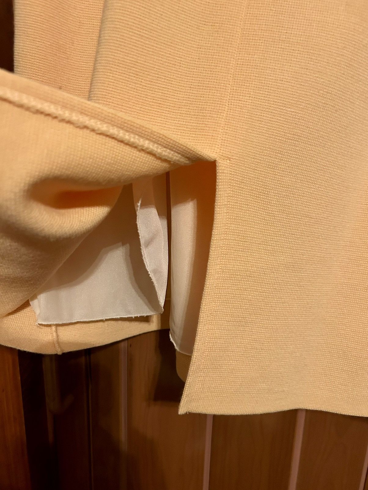 Vintage Devernois vintage sorbet peach suit Size XL / US 12-14 / IT 48-50 - 7 Thumbnail
