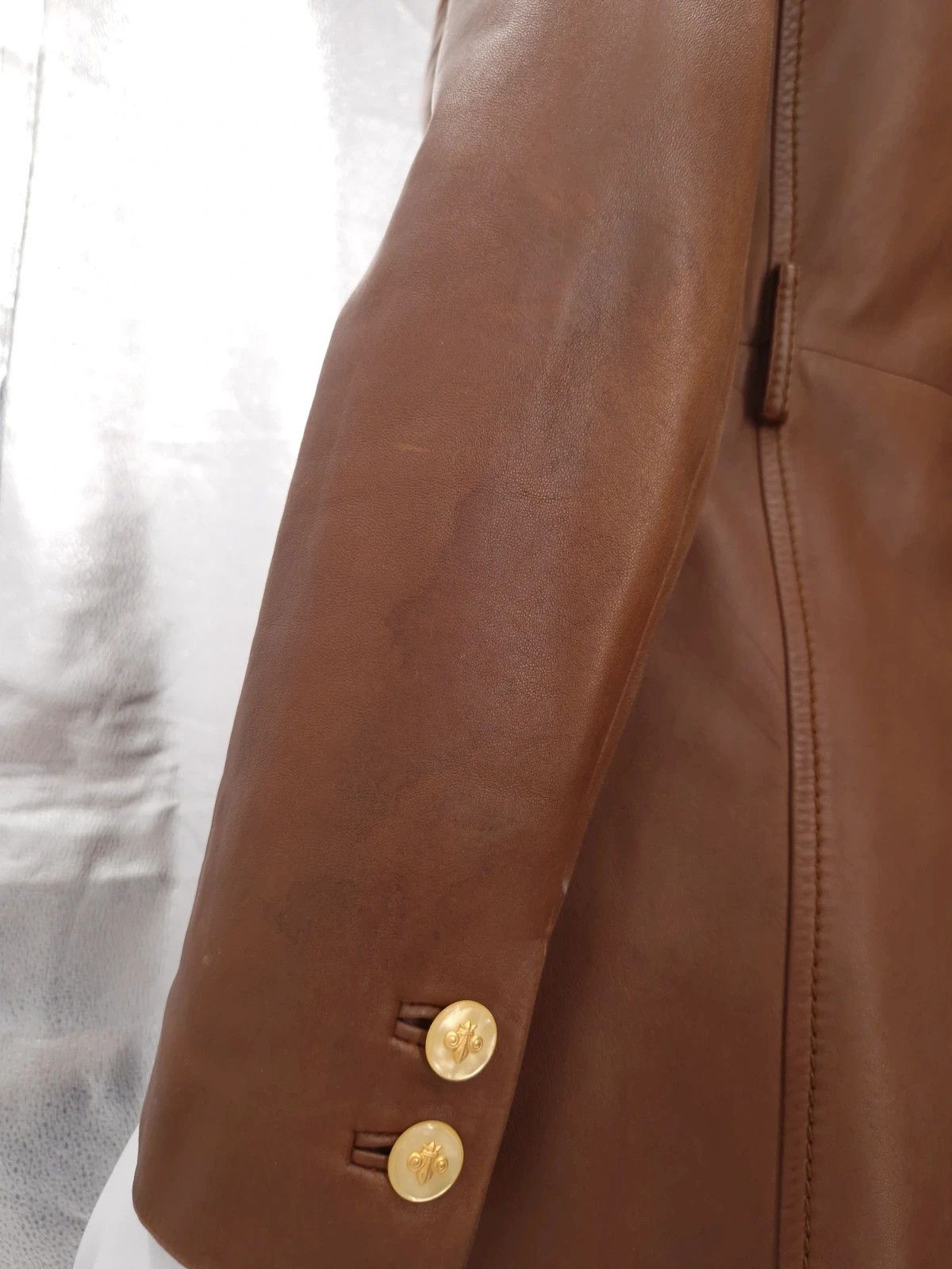 Gucci Gucci by Tom Ford Archival Brown Leather Coat Size S / US 4 / IT 40 - 15 Thumbnail