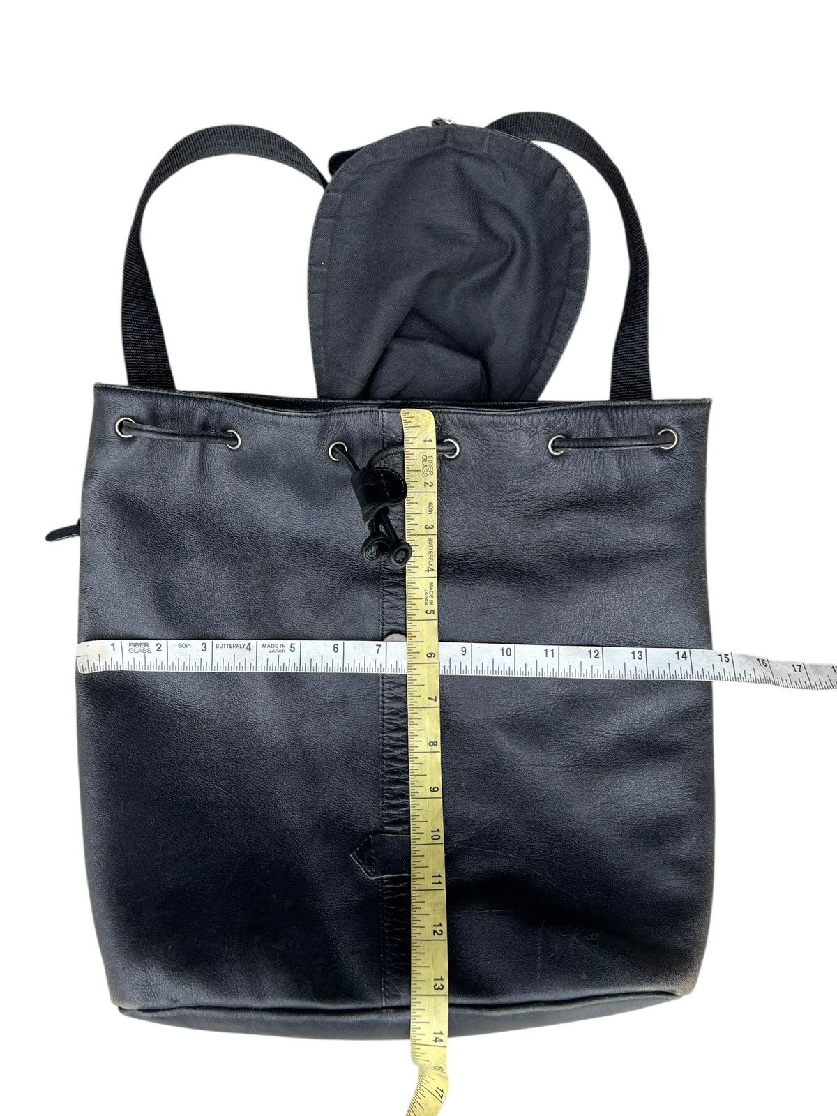 Leather Spiaggia Japan Faded Patina Leather Backpack Rucksack Bag Size ONE SIZE - 24 Thumbnail