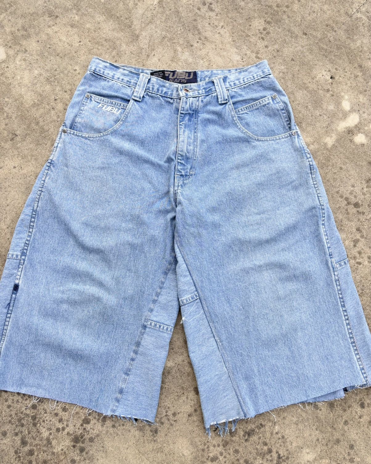 Fubu FUBU Short Jeans Big Bag (Jnco Style) Size US 32 / EU 48 - 8 Thumbnail