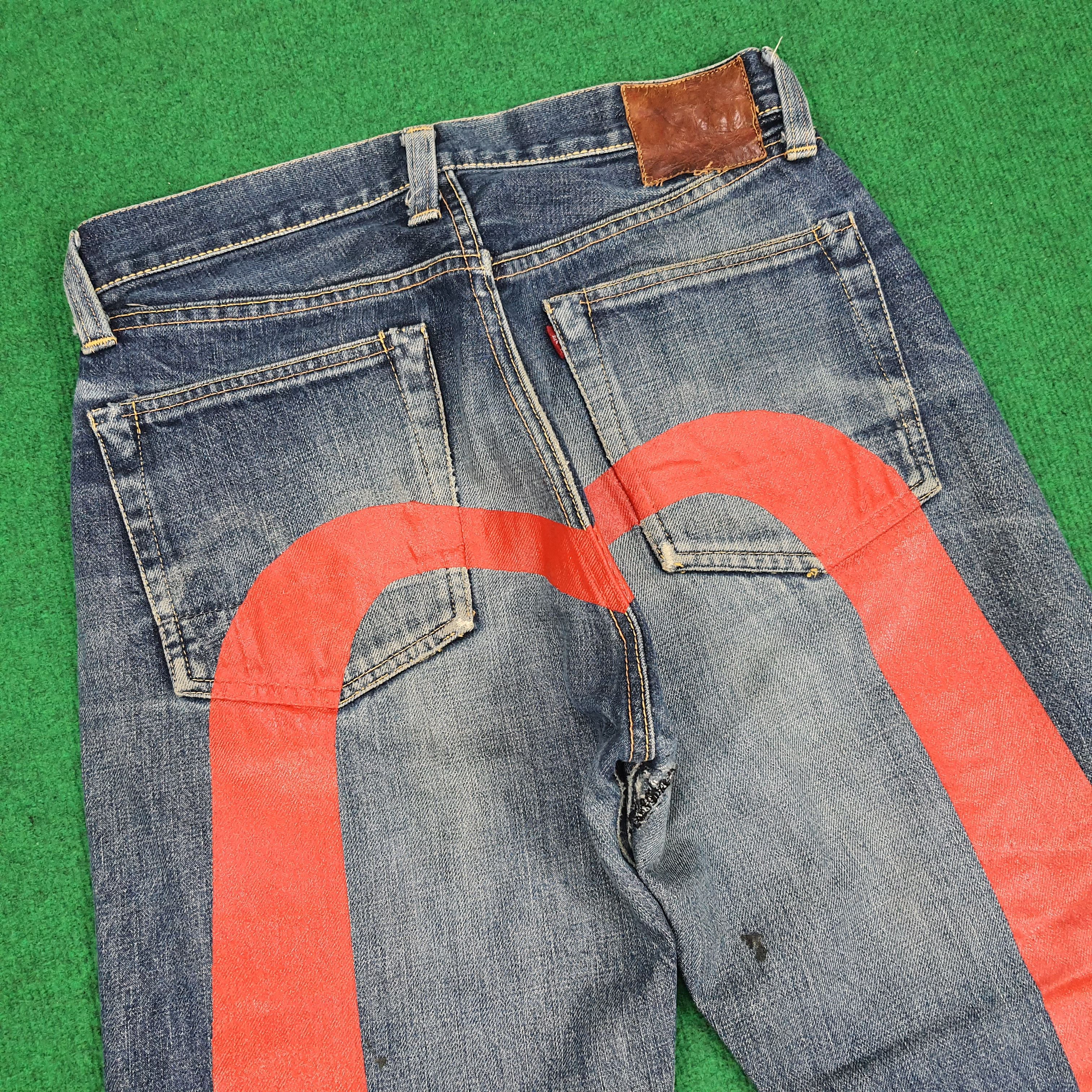 Japanese Brand Vintage Evisu Japanese Brand Selvedge Custom Daicock Jeans Size US 28 / EU 44 - 2 Thumbnail