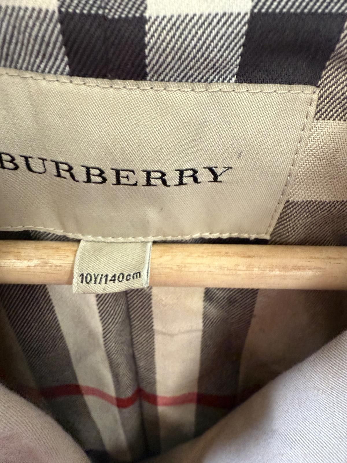 Burberry Burberry Girls Beige Trench Coat 10Y Size US XXS / EU 40 - 3 Thumbnail