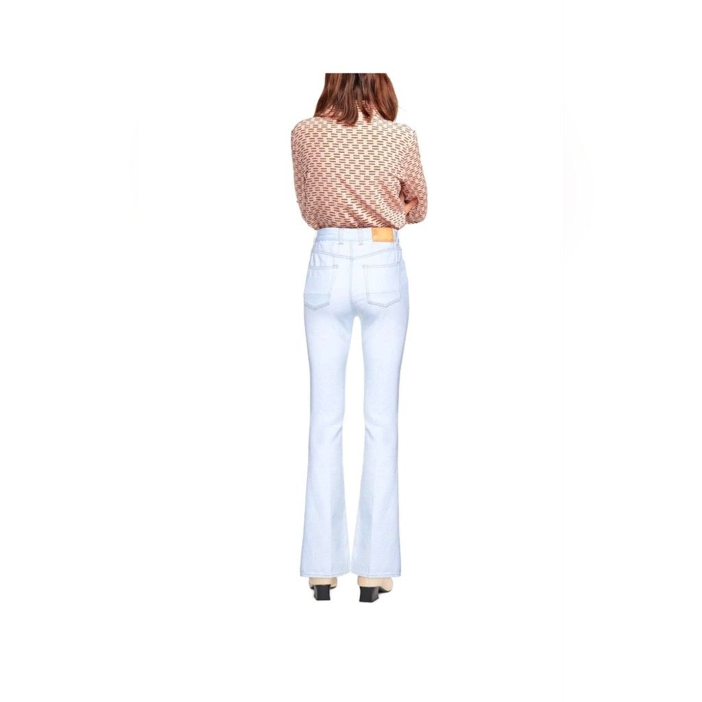 Golden Goose Golden Goose Pale Blue Flare Jeans Size 27" / US 4 / IT 40 - 3 Thumbnail