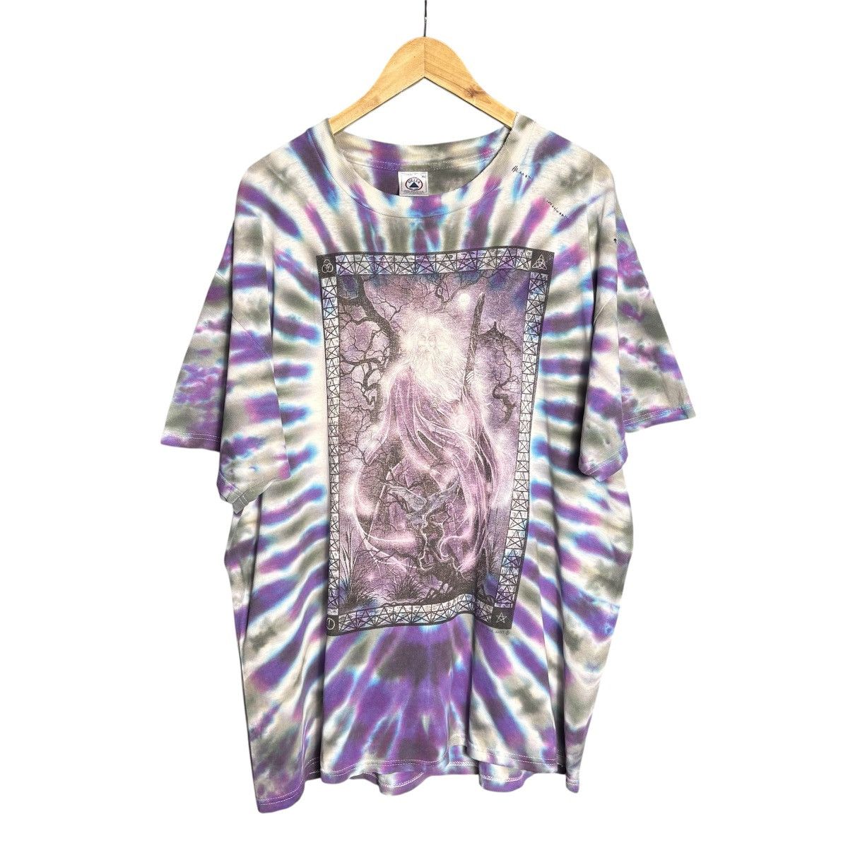 Band Tees Vintage 90s Grateful Dead Wizard Distressed T-Shirt Band Tee Size US XL / EU 56 / 4 - 1 Thumbnail