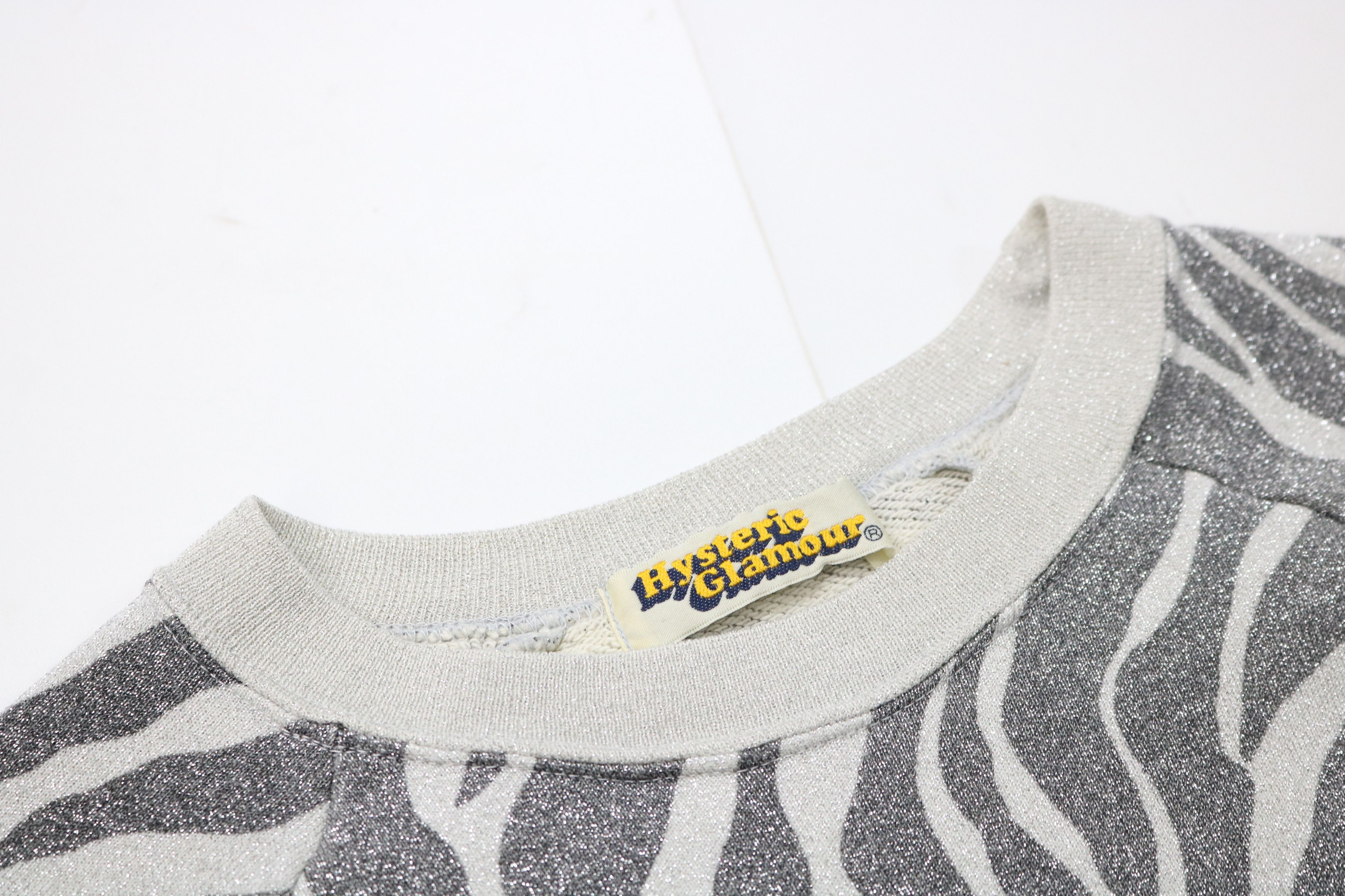 Hysteric Glamour HYSTERIC GLAMOUR Zebra Pattern Sweatshirt Size ONE SIZE - 6 Thumbnail