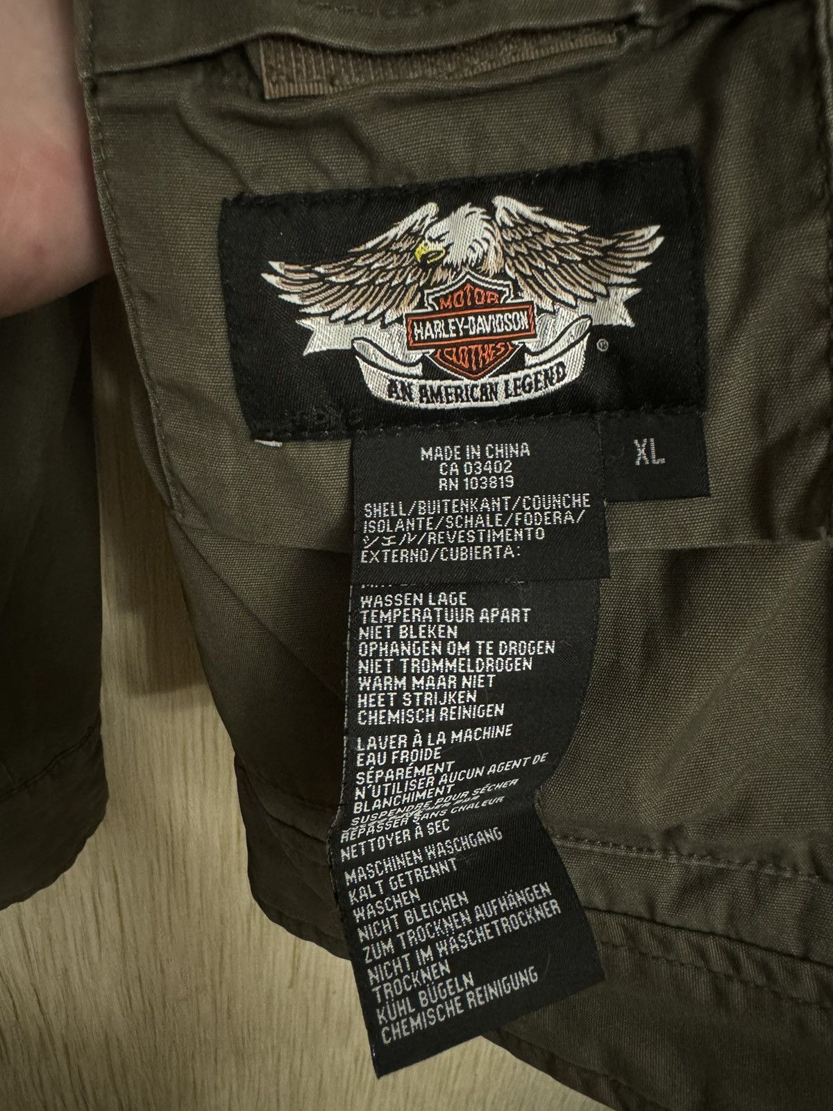 Harley Davidson × Vintage Harley Davidson vintage reversible jacket military m65 Size US XL / EU 56 / 4 - 11 Thumbnail