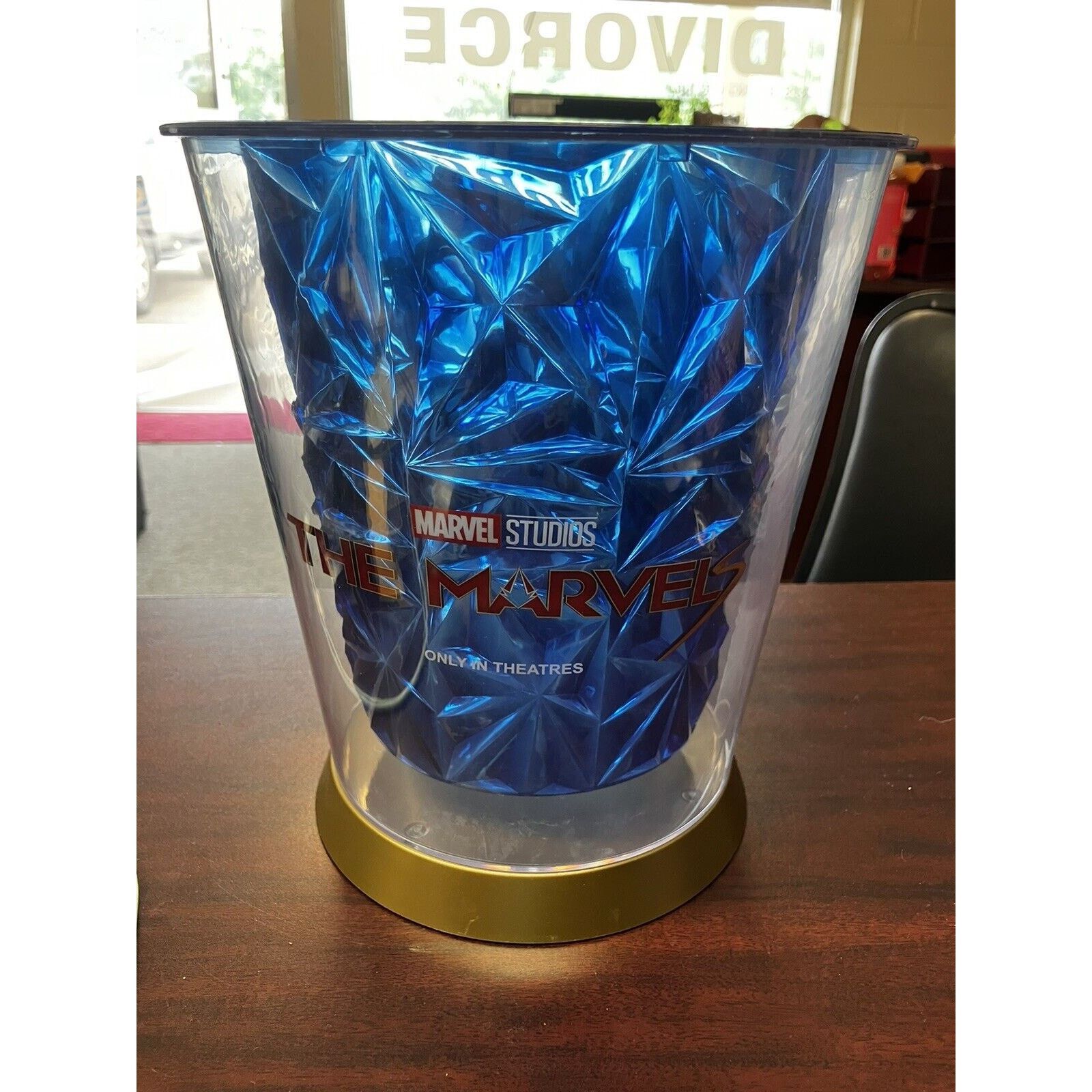 Marvel Comics Cinemark Marvels Light Up Plastic Popcorn Bucket New Unused Size ONE SIZE - 1 Thumbnail